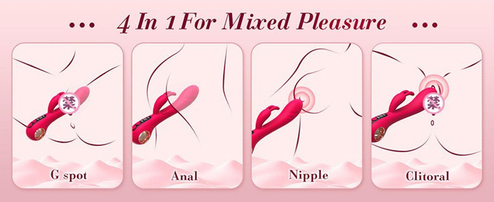 Rabbit G-Spot & Clitoral Dual Stimulation Vibrator