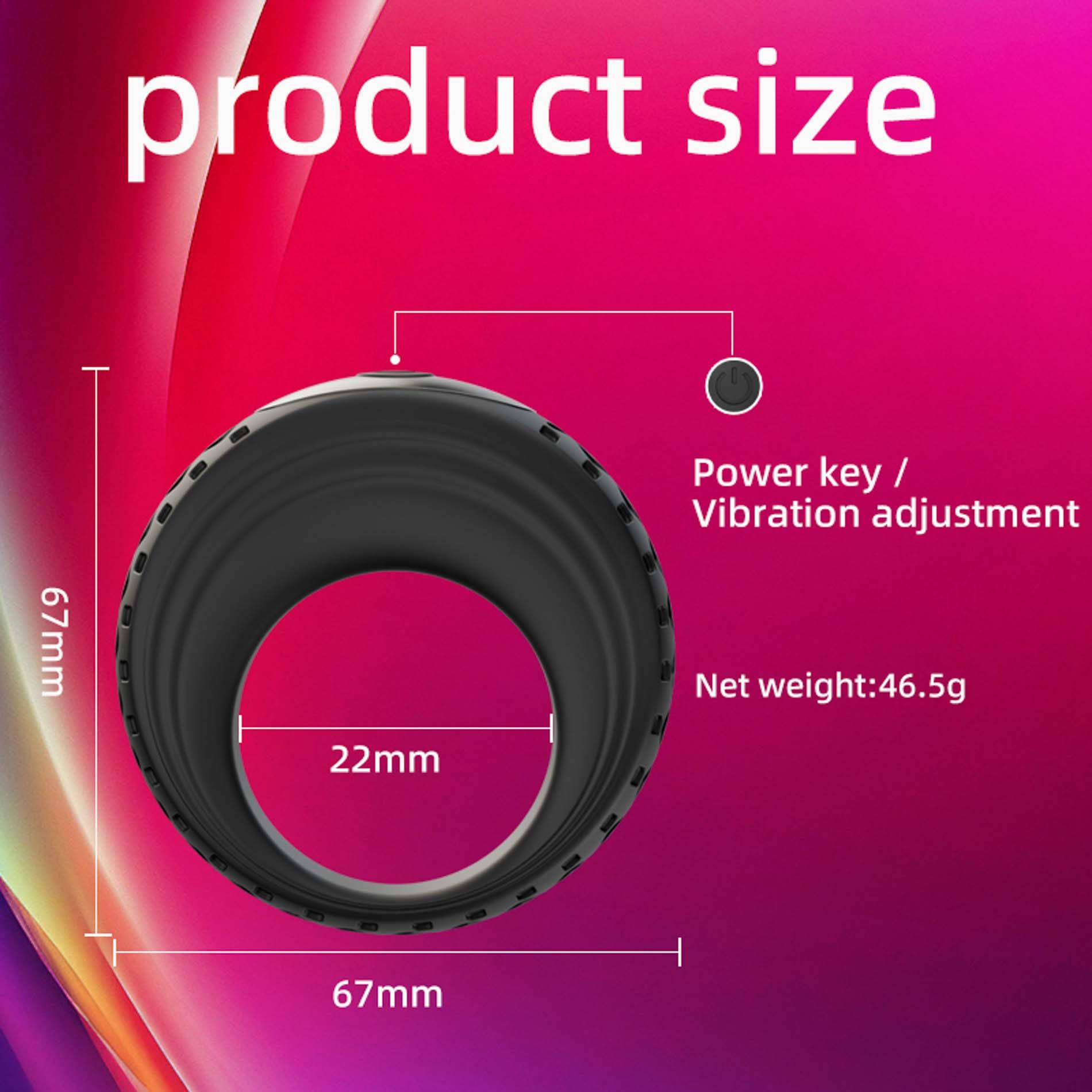 App-Controlled Vibrating Cock Ring