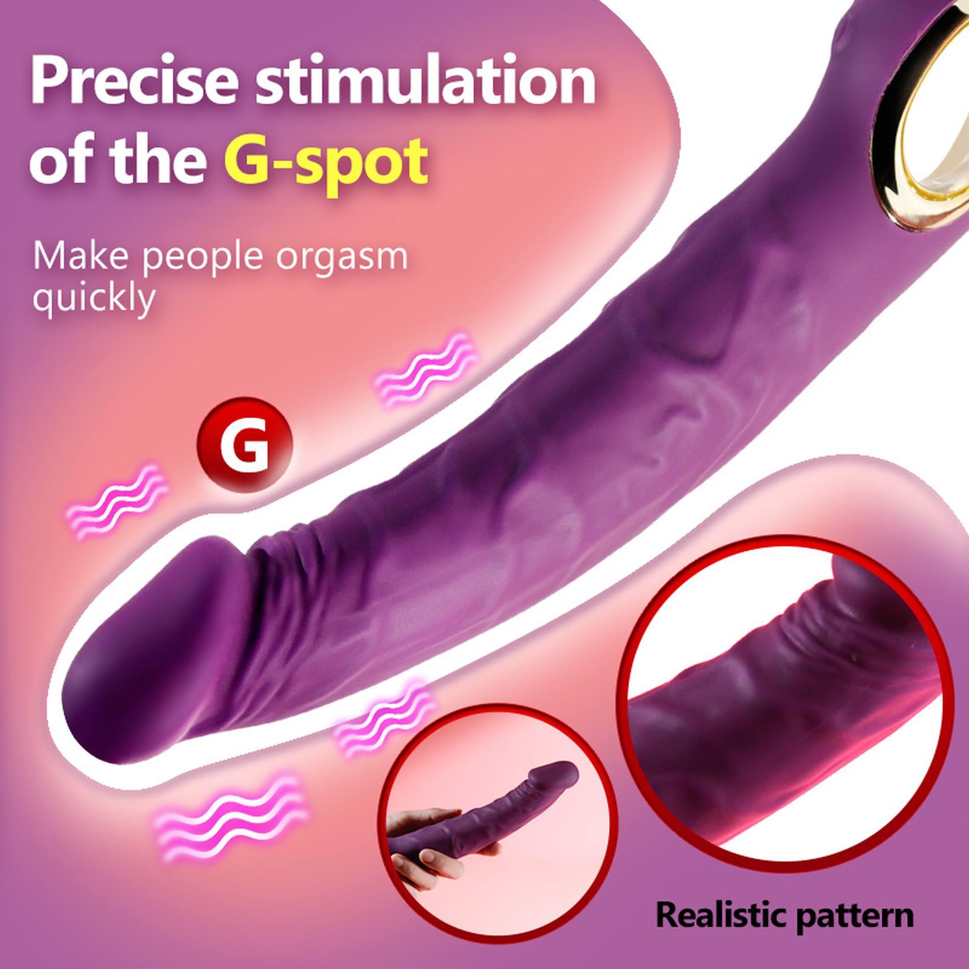 Realistic Vibrator Purple