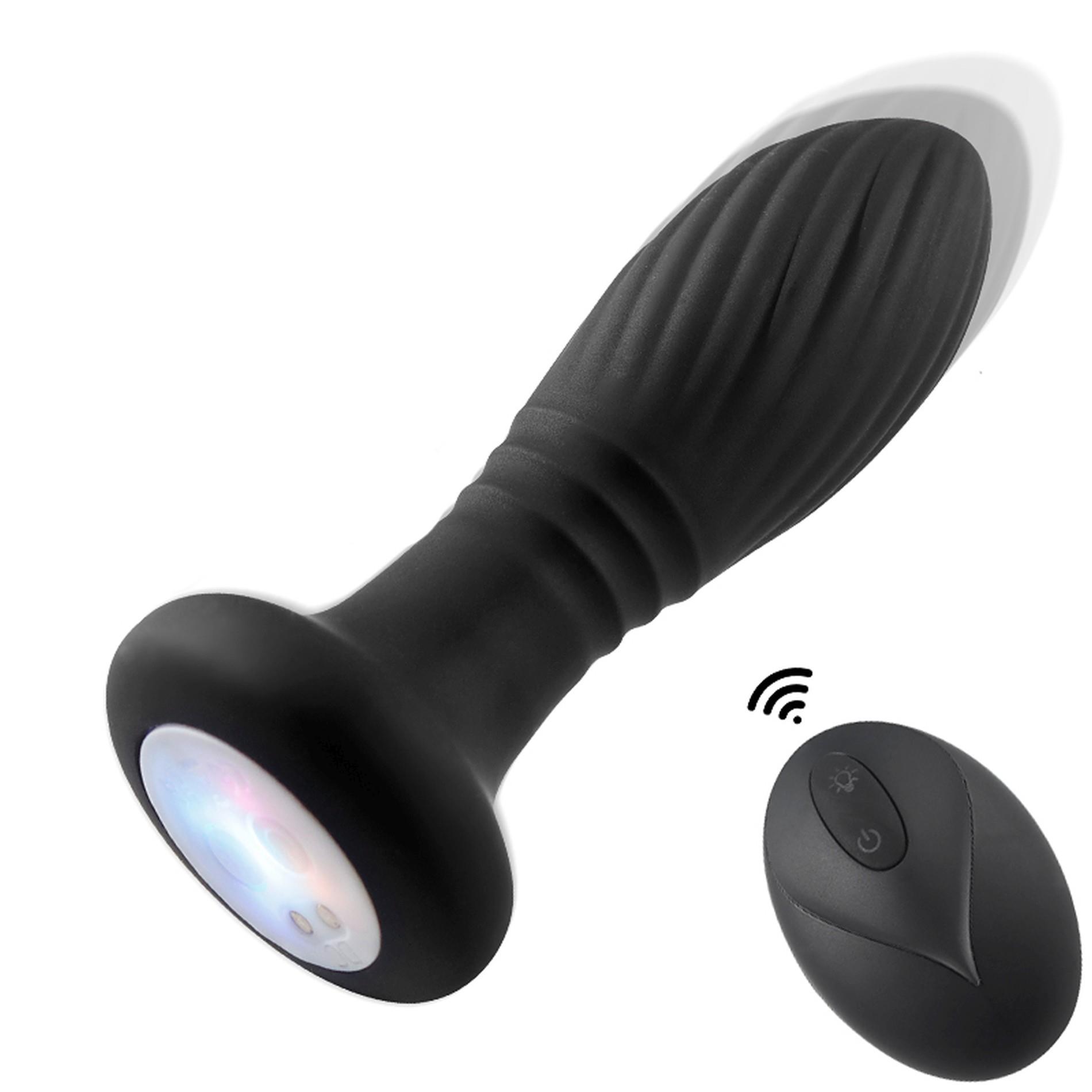 Lighting Anal Plug Black