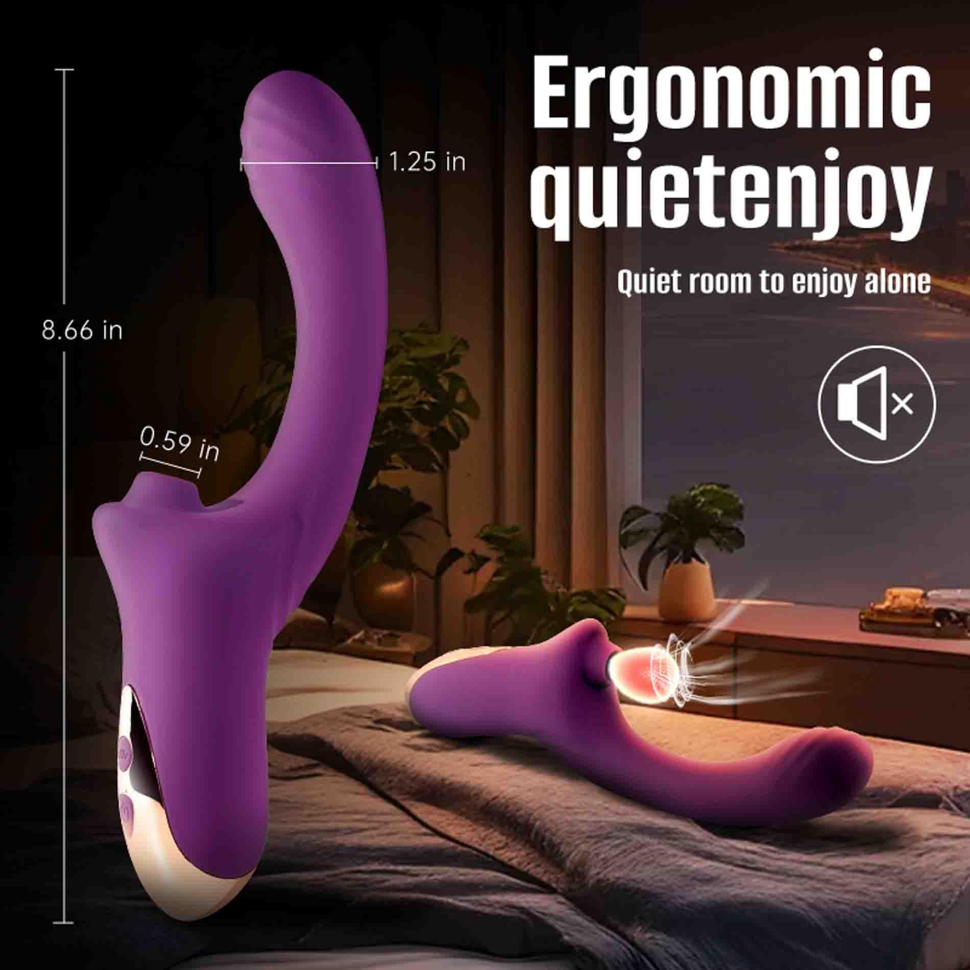 Suking G Spot Vibrator Red