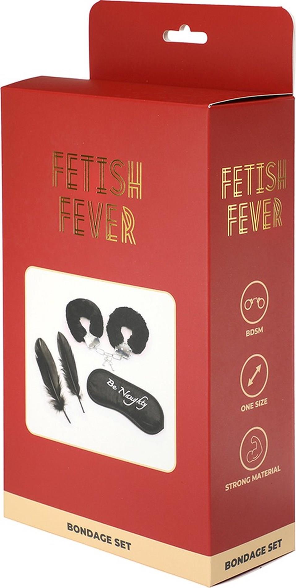 Fetish Fever - Bondage Set - 4 Pieces - Black
