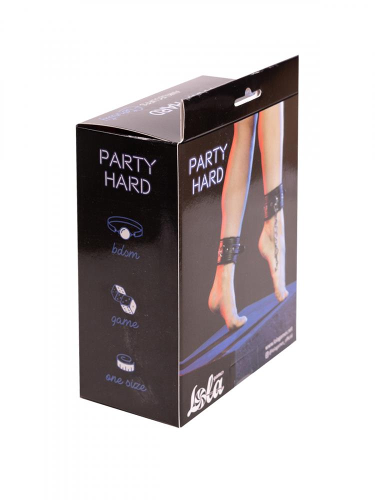 Ankle Cuffs Party Hard Eternity Black