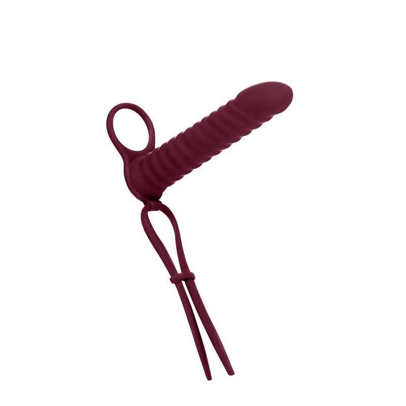 Strap-On Pure Passion Rori Wine Red