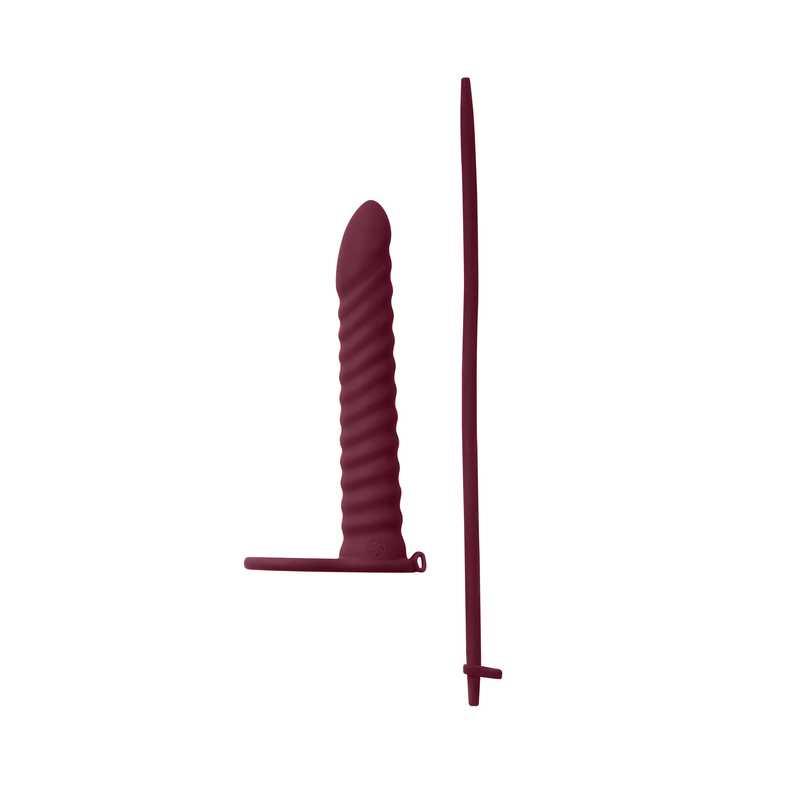 Strap-On Pure Passion Rori Wine Red