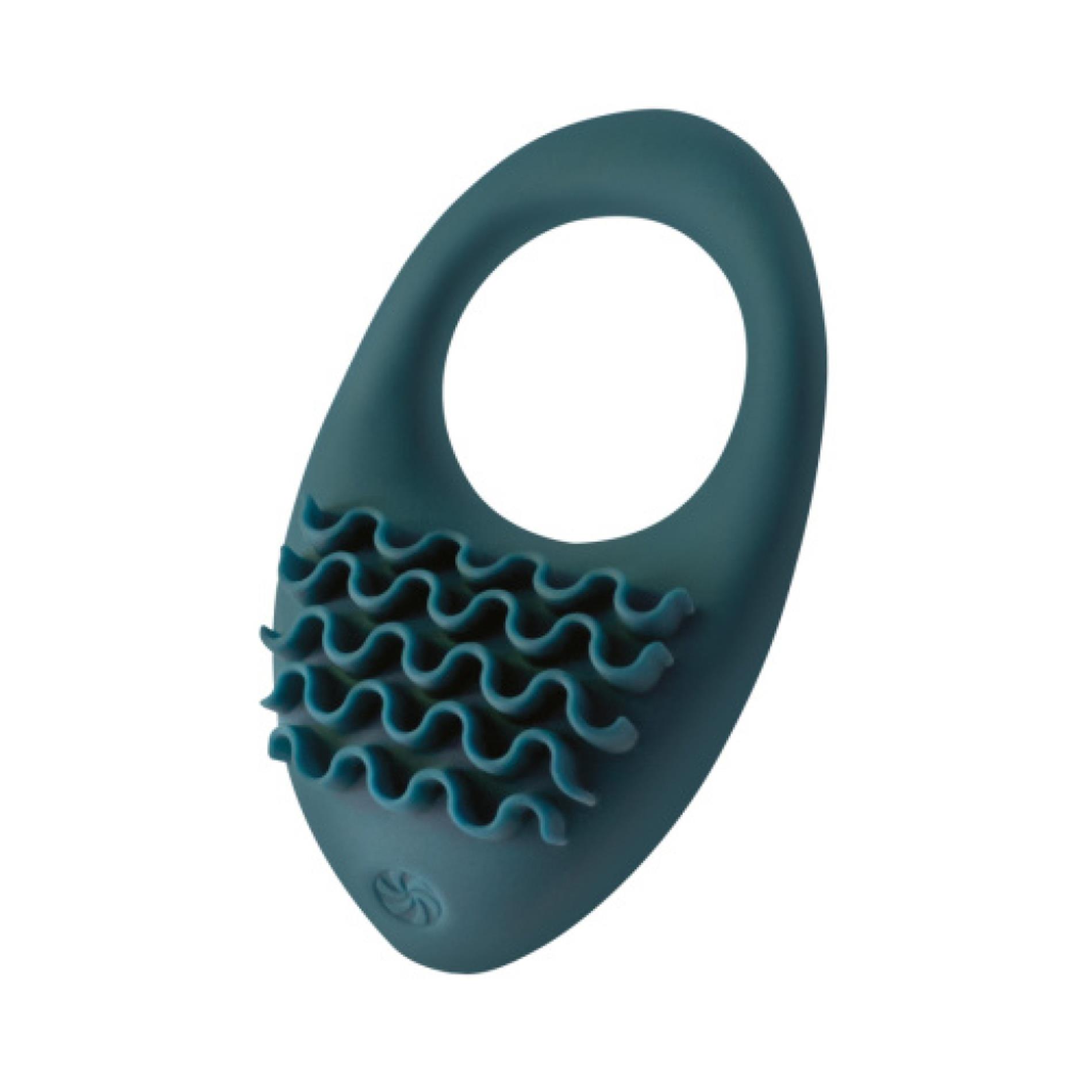 Rechargeable Vibro Cockring Pure Passion Stellar Green