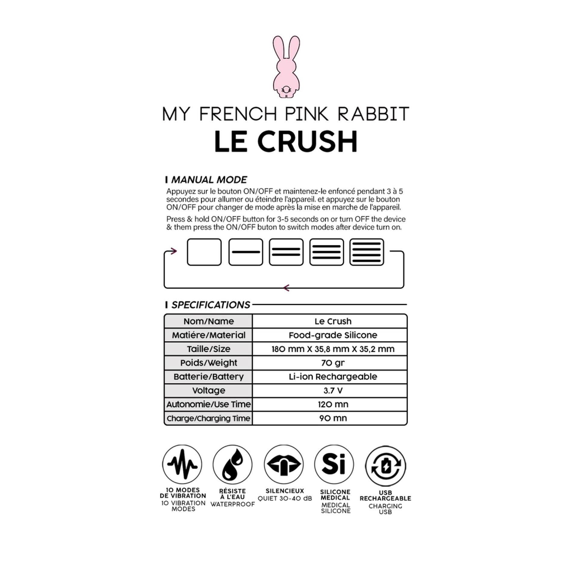 Le Crush Noir - App Controlled