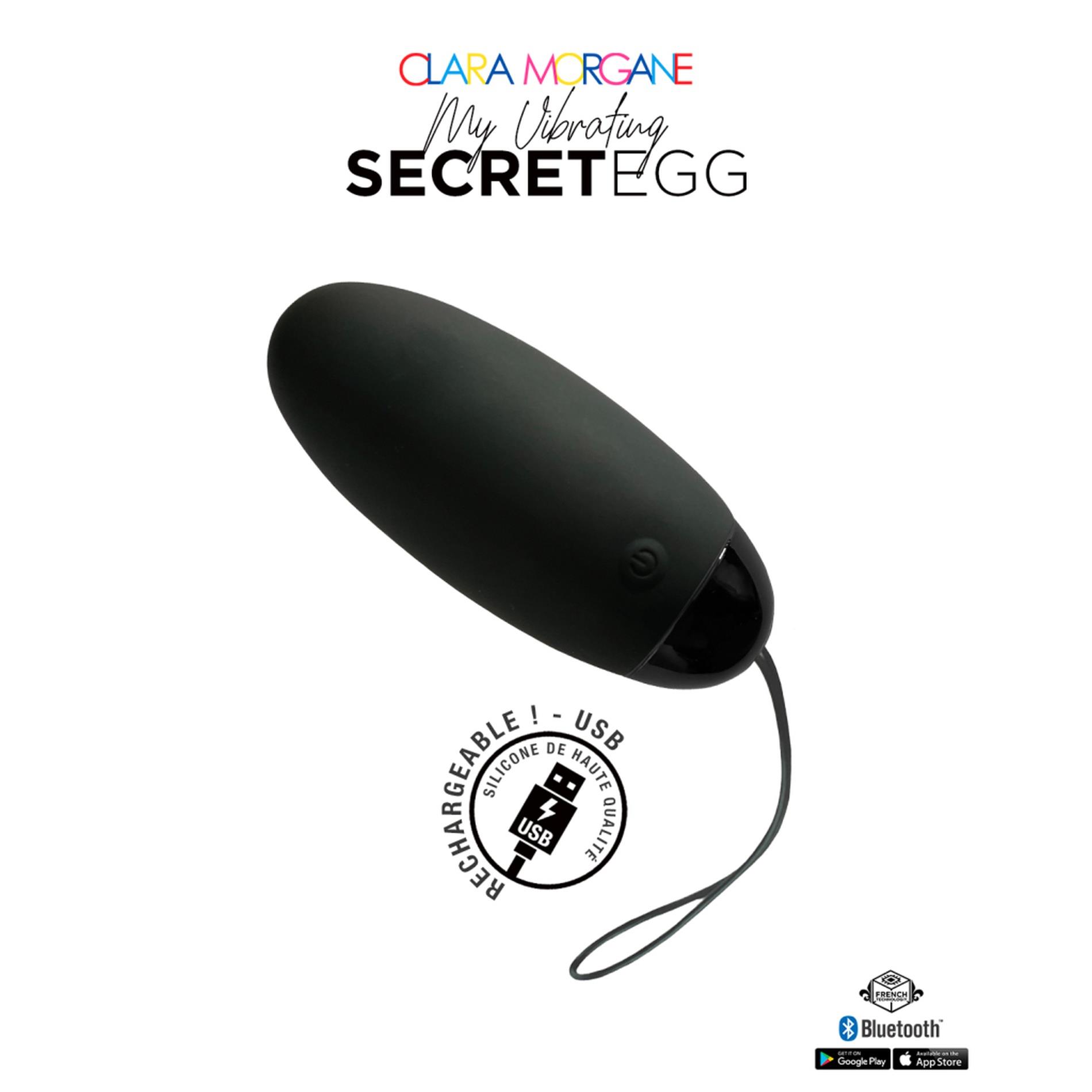 My Vibrating Secret Egg Black - App Controlled
