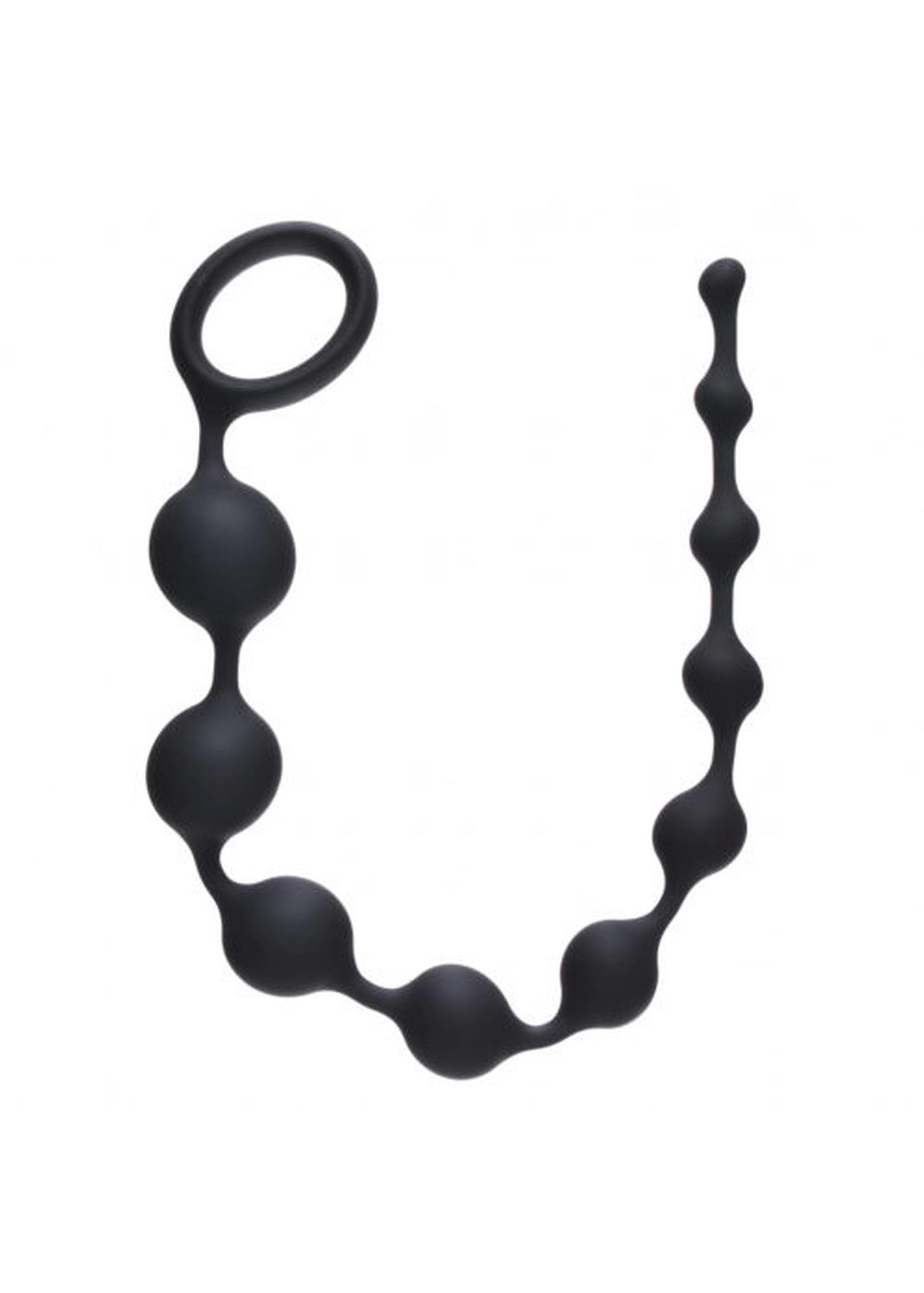 Plug/Kulki-Anal Beads Long Pleasure Chain Black