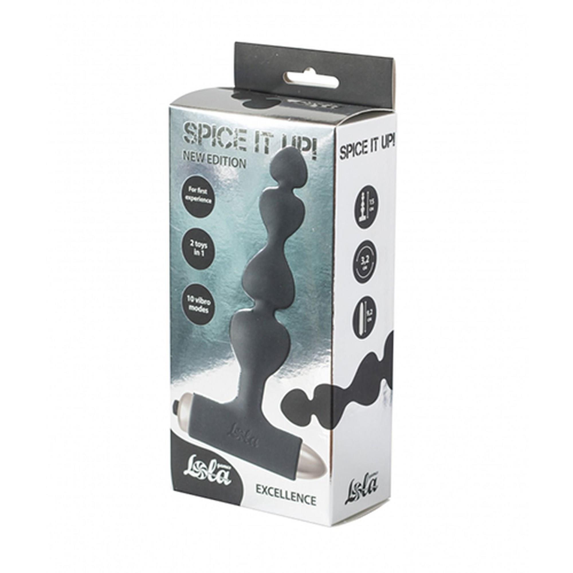 Vibrating Anal Plug Spice It Up New Edition Excellence Black