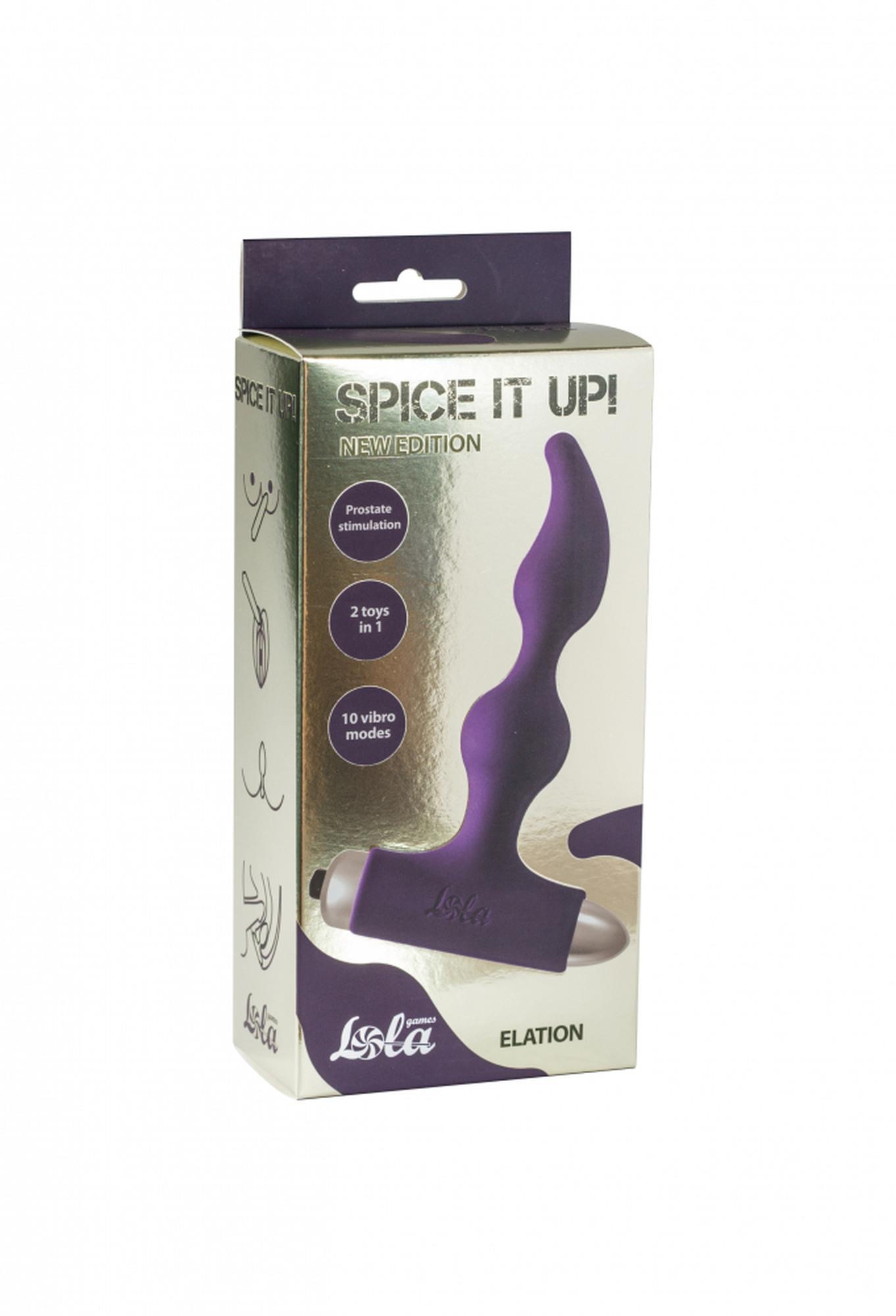 Vibrating Anal Plug Spice It Up New Edition Elation Ultraviolet