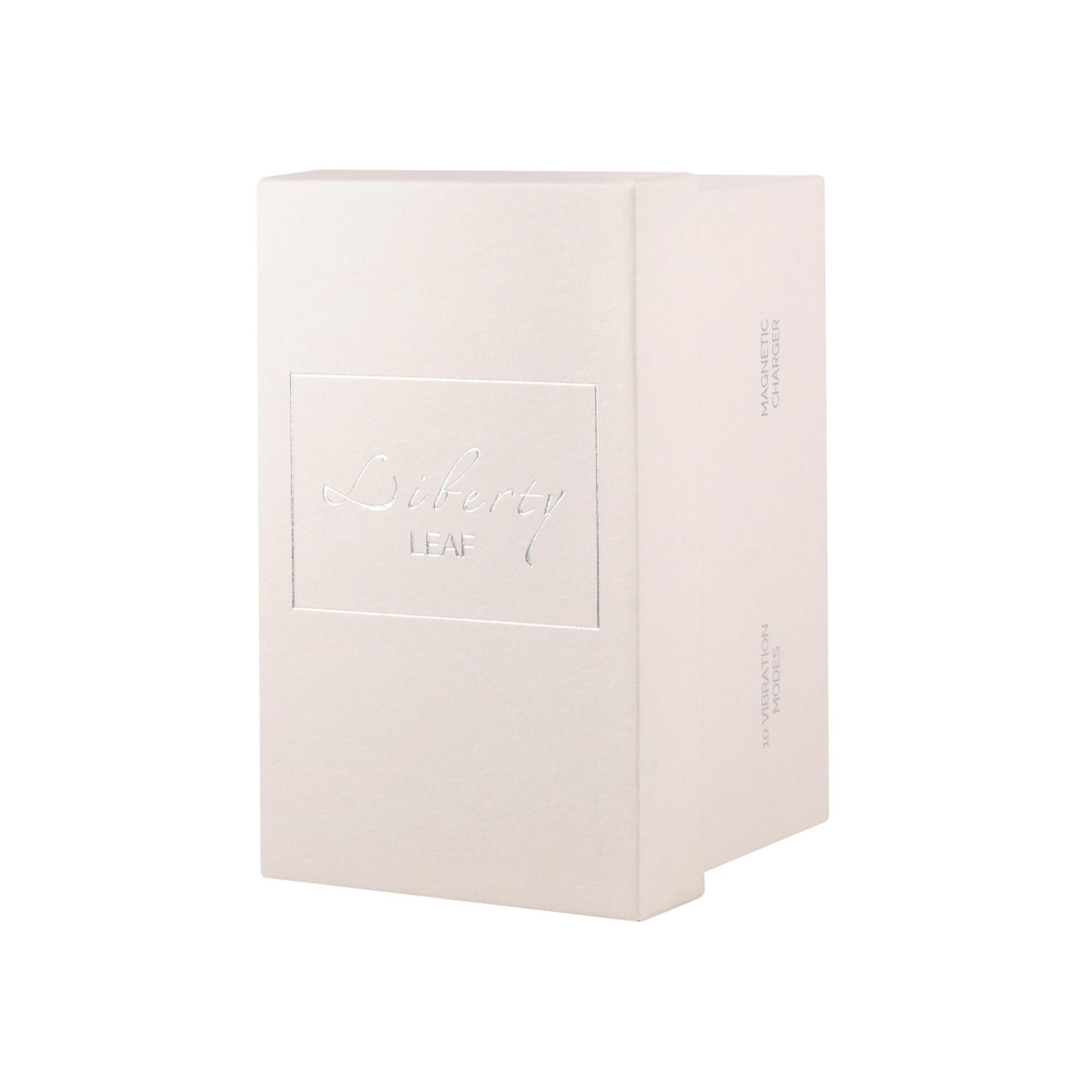 Vibrating Necklace Liberty Leaf Black