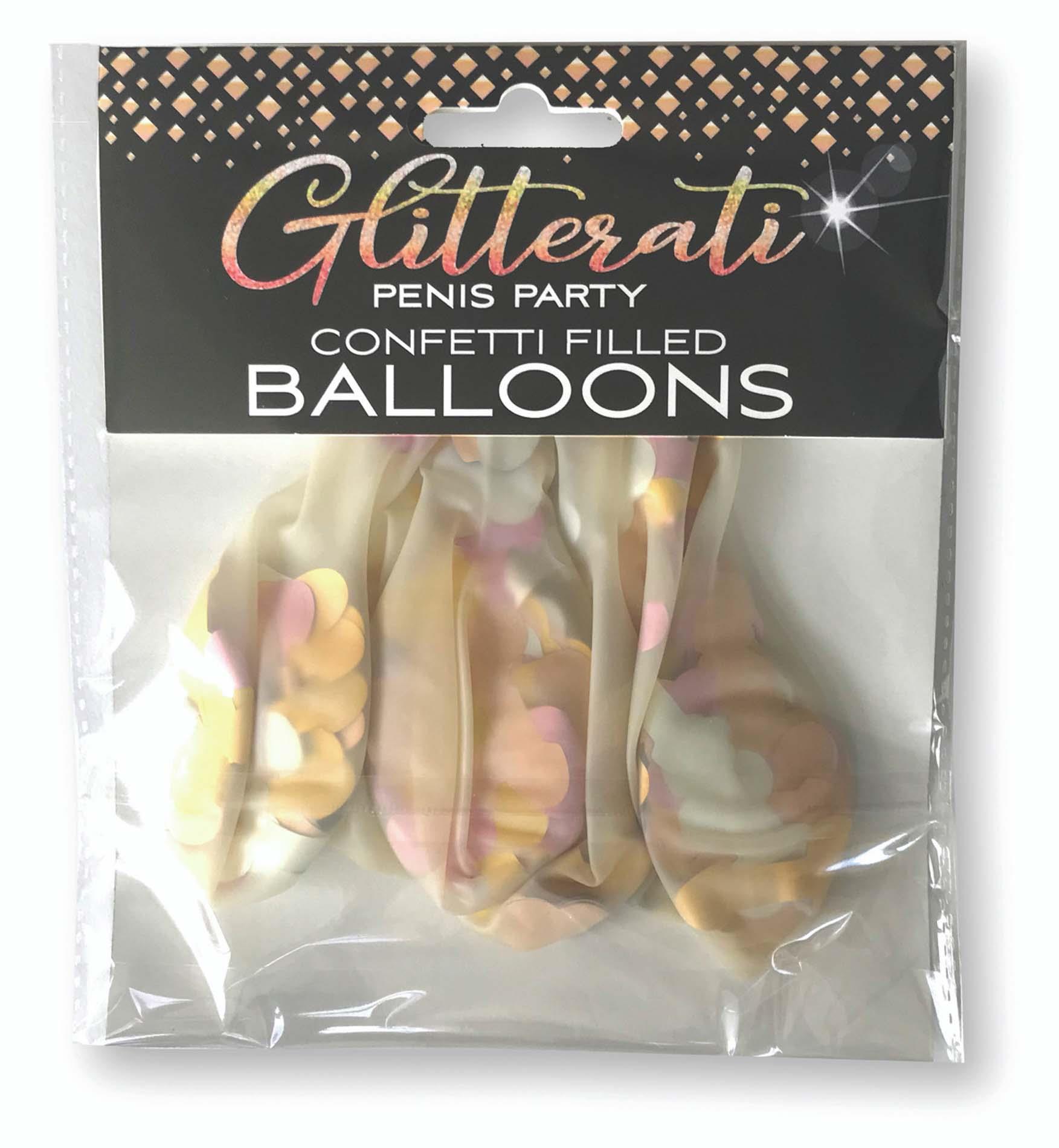 Glitterati, Penis Confetti Balloons