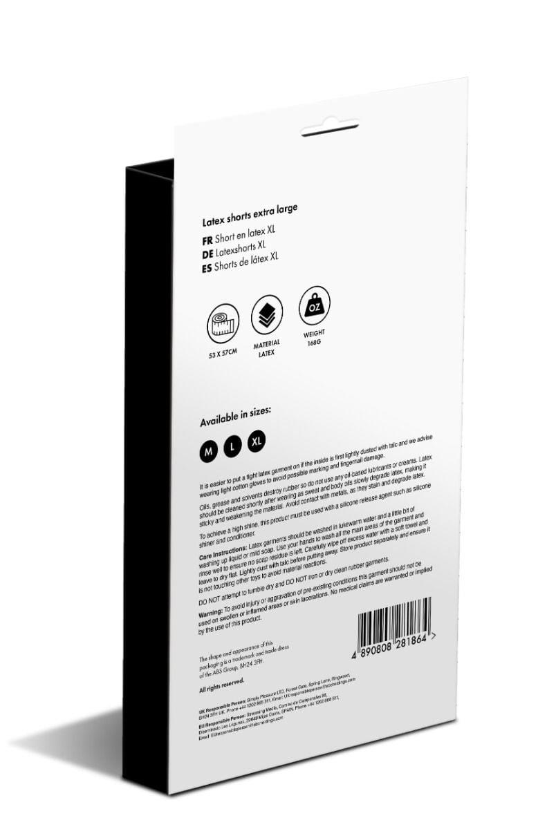 Prowler Red Latex Shorts X Large