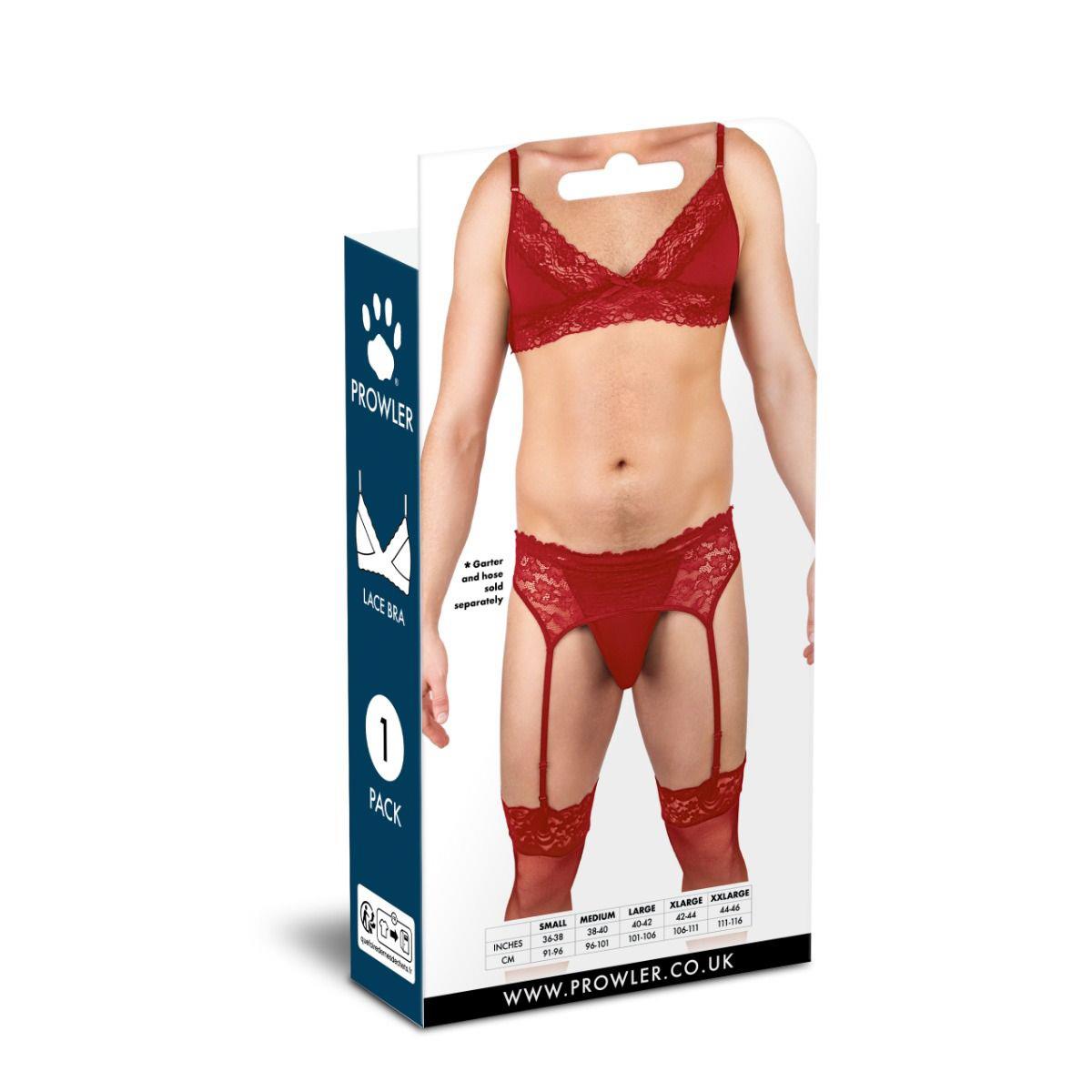 Prowler Red Lace Bra Large