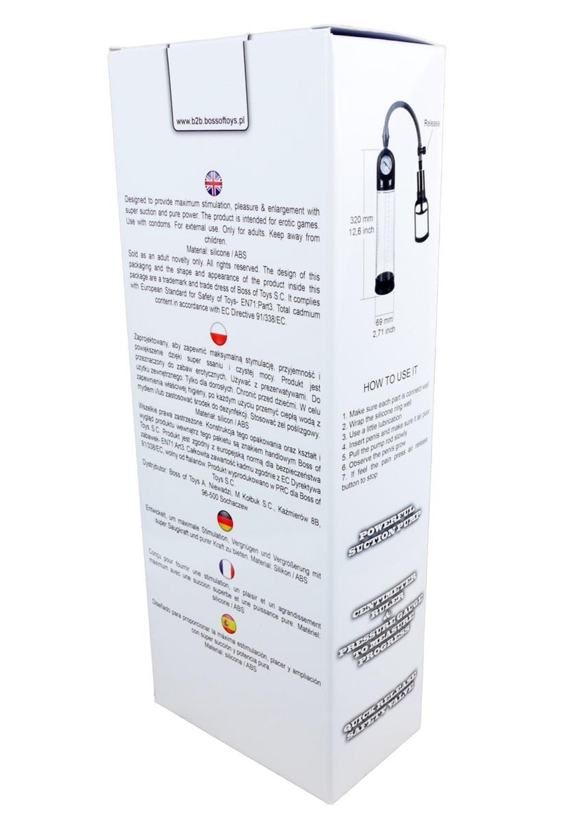 Pompka-Powerpump Master - Black&Clear