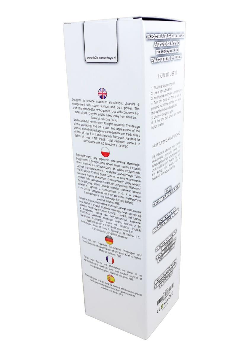 Pompka-Powerpump Usb Rechargeable Automatic Electric Vacuum Pump