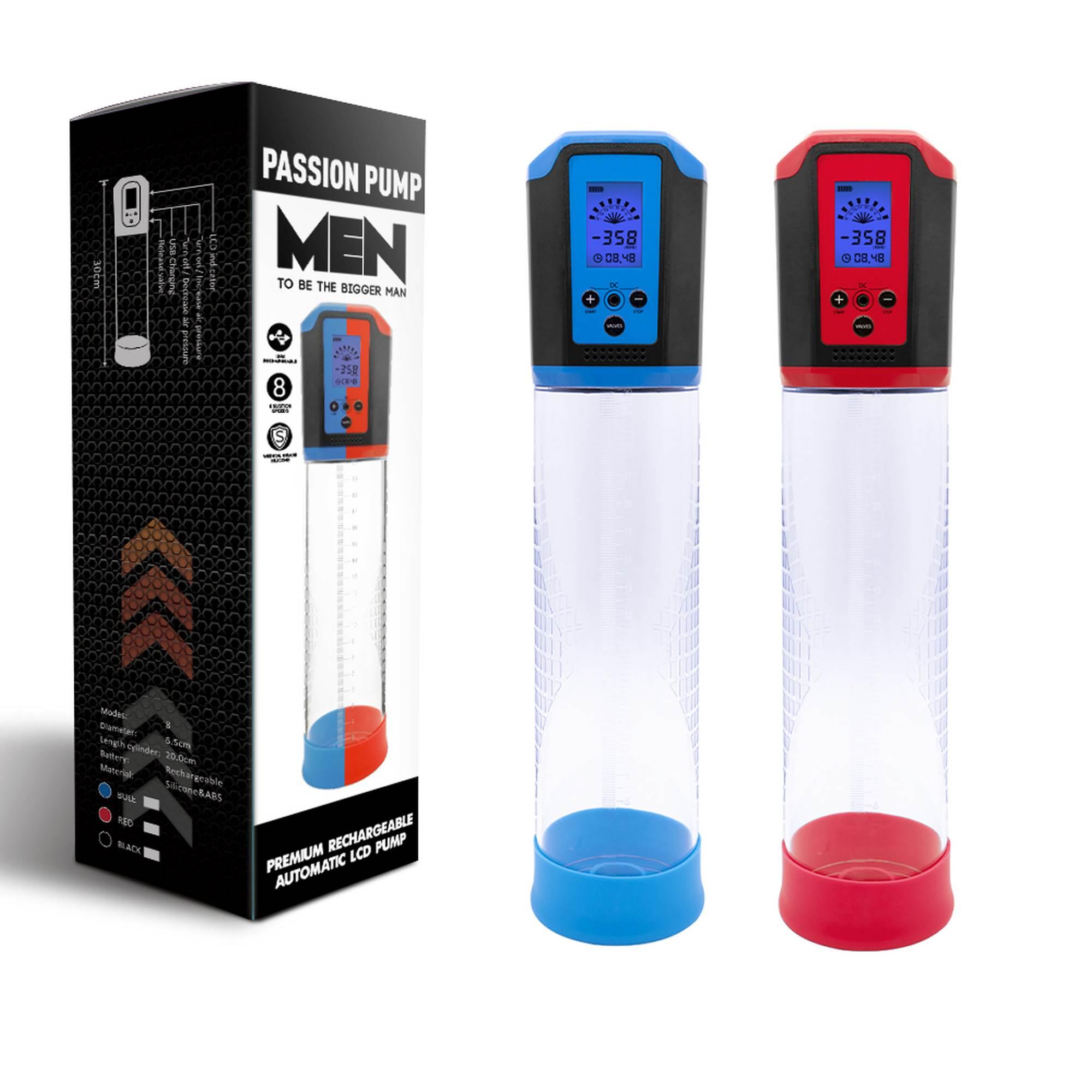 Pompka- Passion Pump, Premium Rechargeable Automatic Lcd Pump