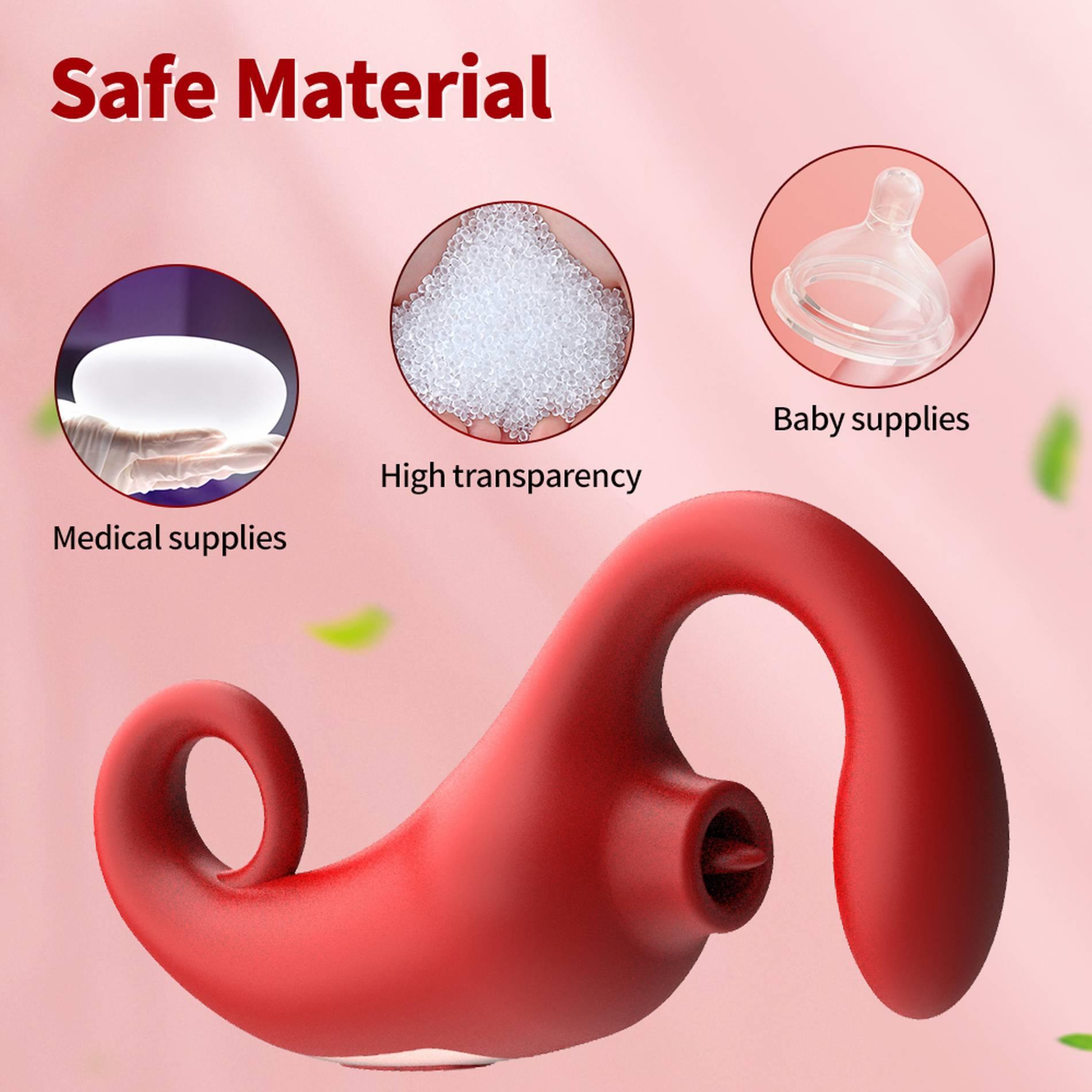 Wibrator-Merfi, 10 Vibration Functions, 10 Frequency Tongue Licking Usb