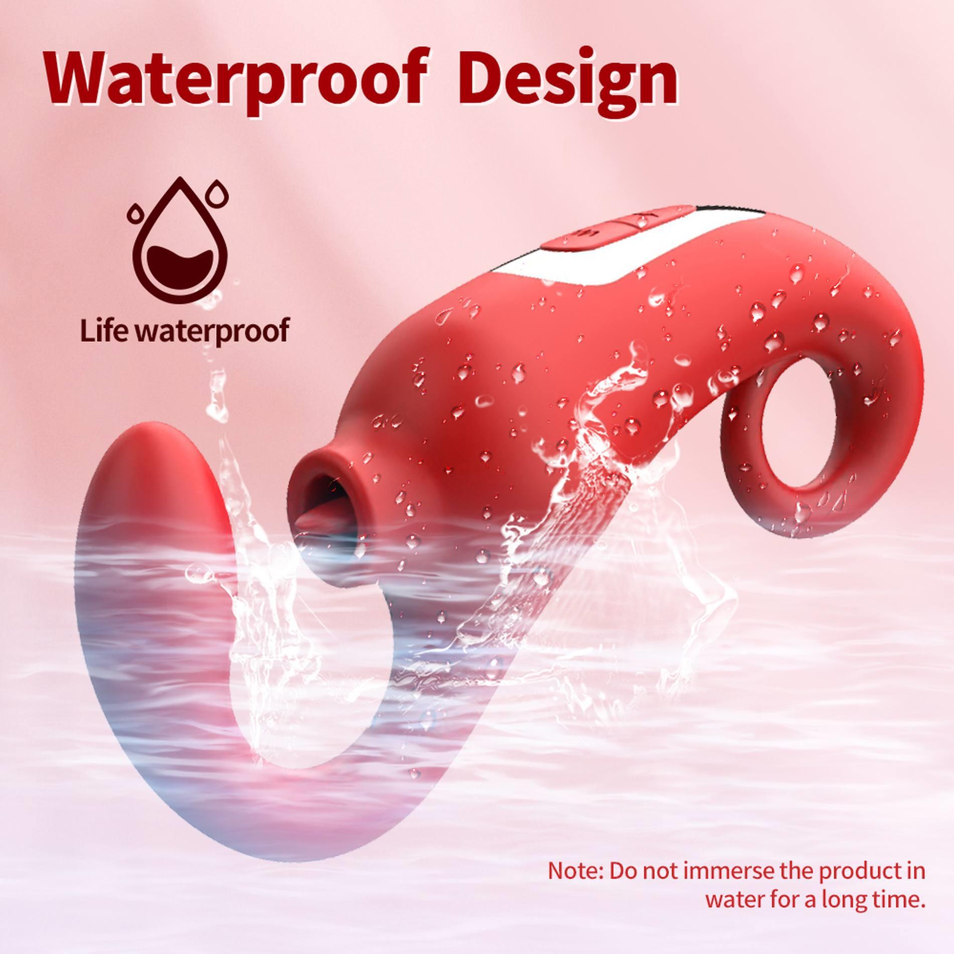 Wibrator-Merfi, 10 Vibration Functions, 10 Frequency Tongue Licking Usb