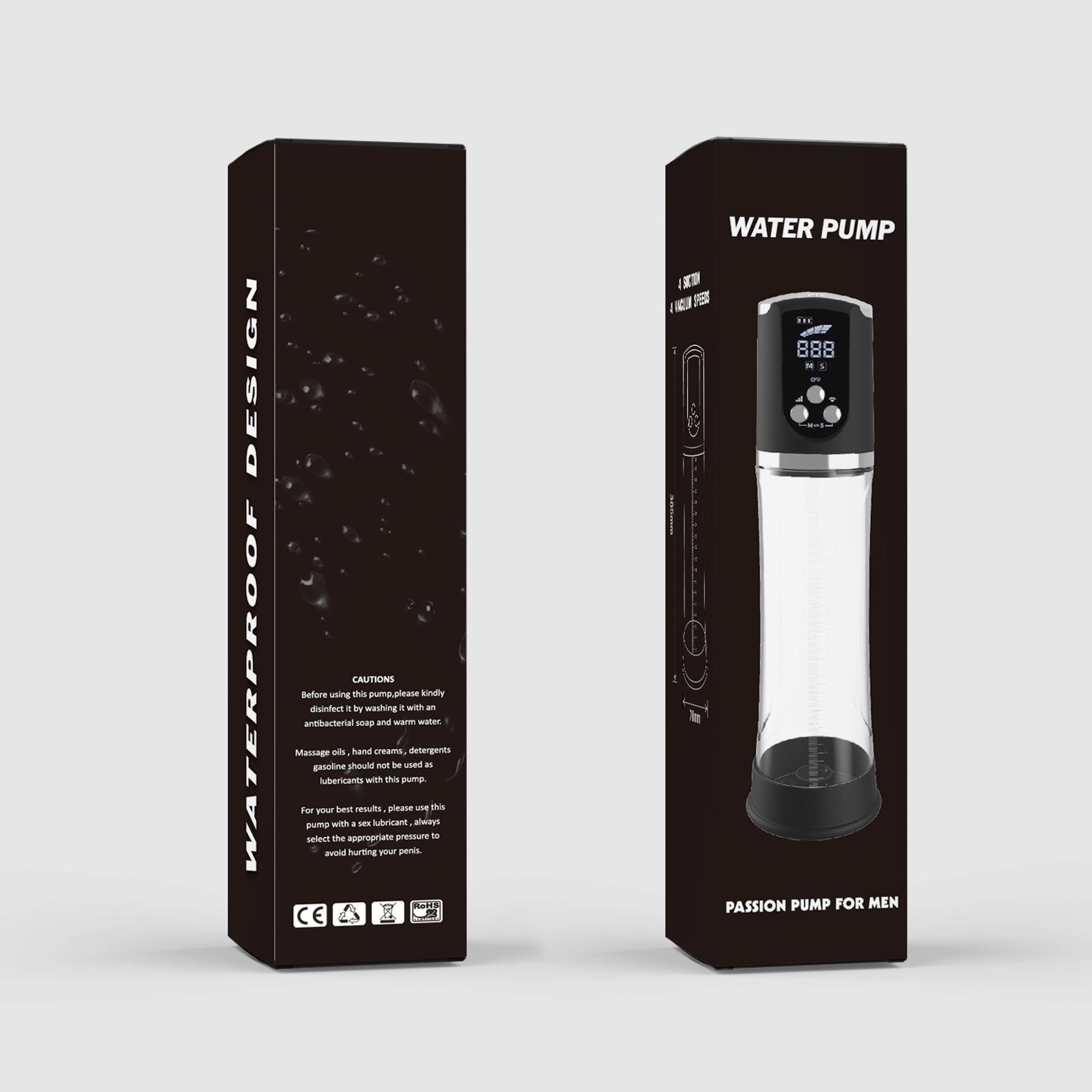 Pompka- Passion Pump, Premium Rechargeable Automatic Waterproof Lcd Pump