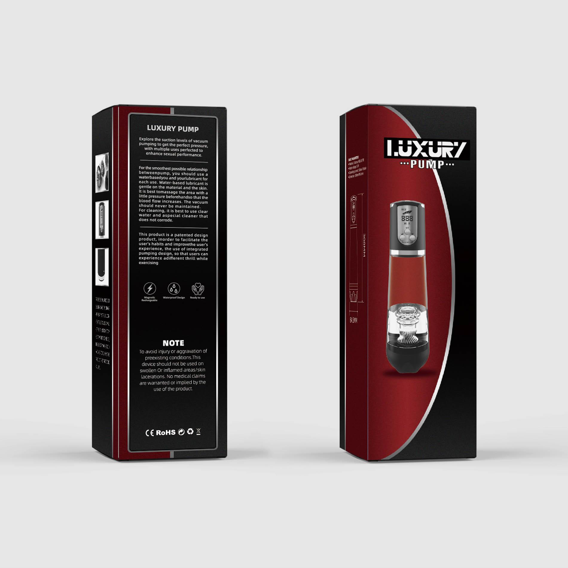 Pompka- Luxury Pump, Premium Rechargeable Automatic Waterproof Pump