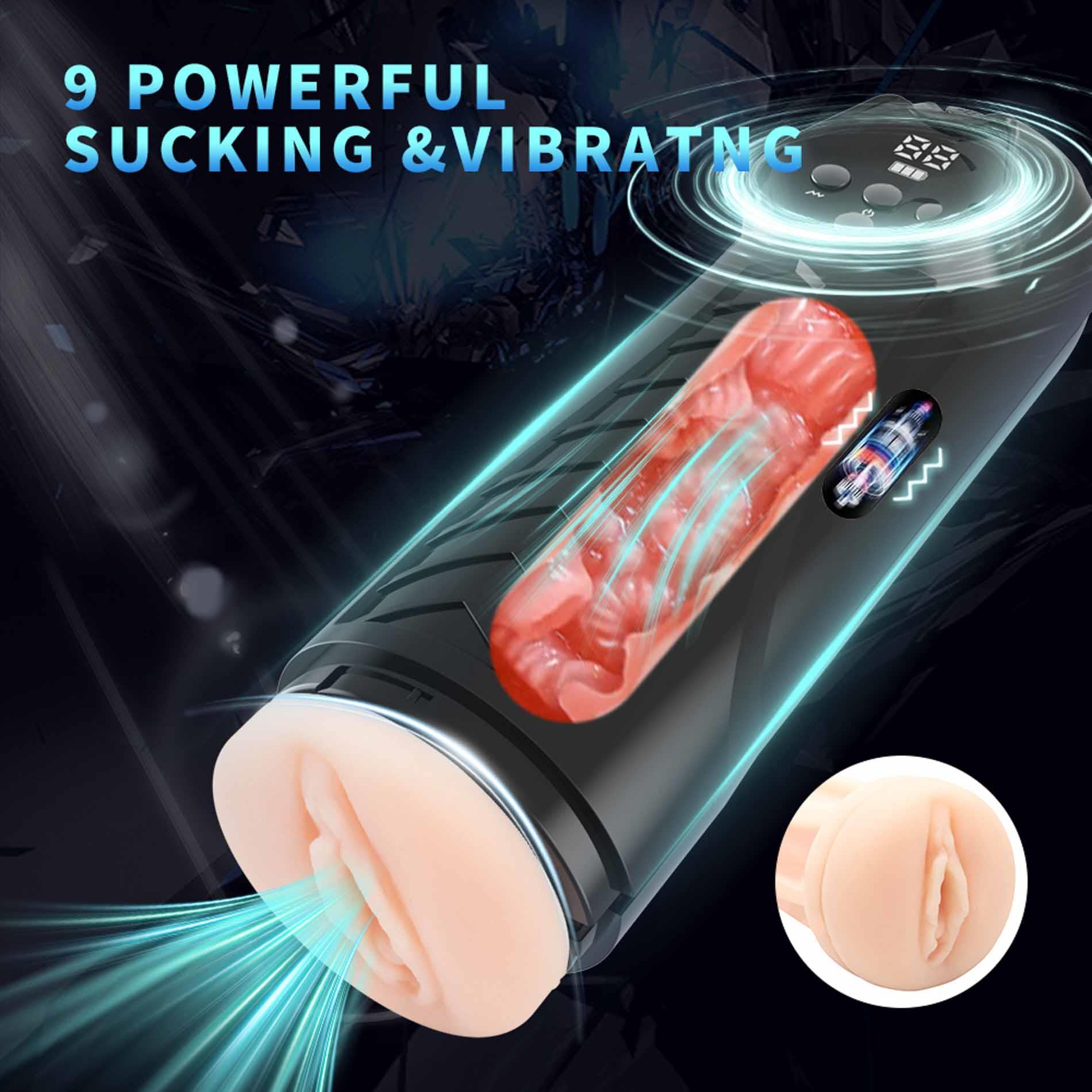 Luxury Masturbator, Premium Rechargeable Multifunctions 04