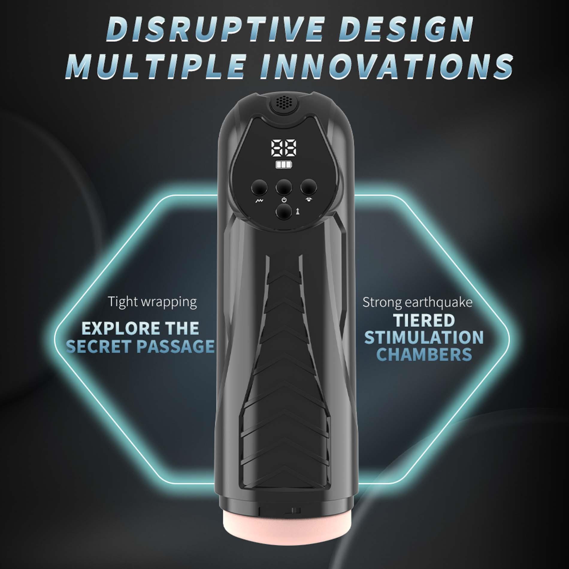 Luxury Masturbator, Premium Rechargeable Multifunctions 04