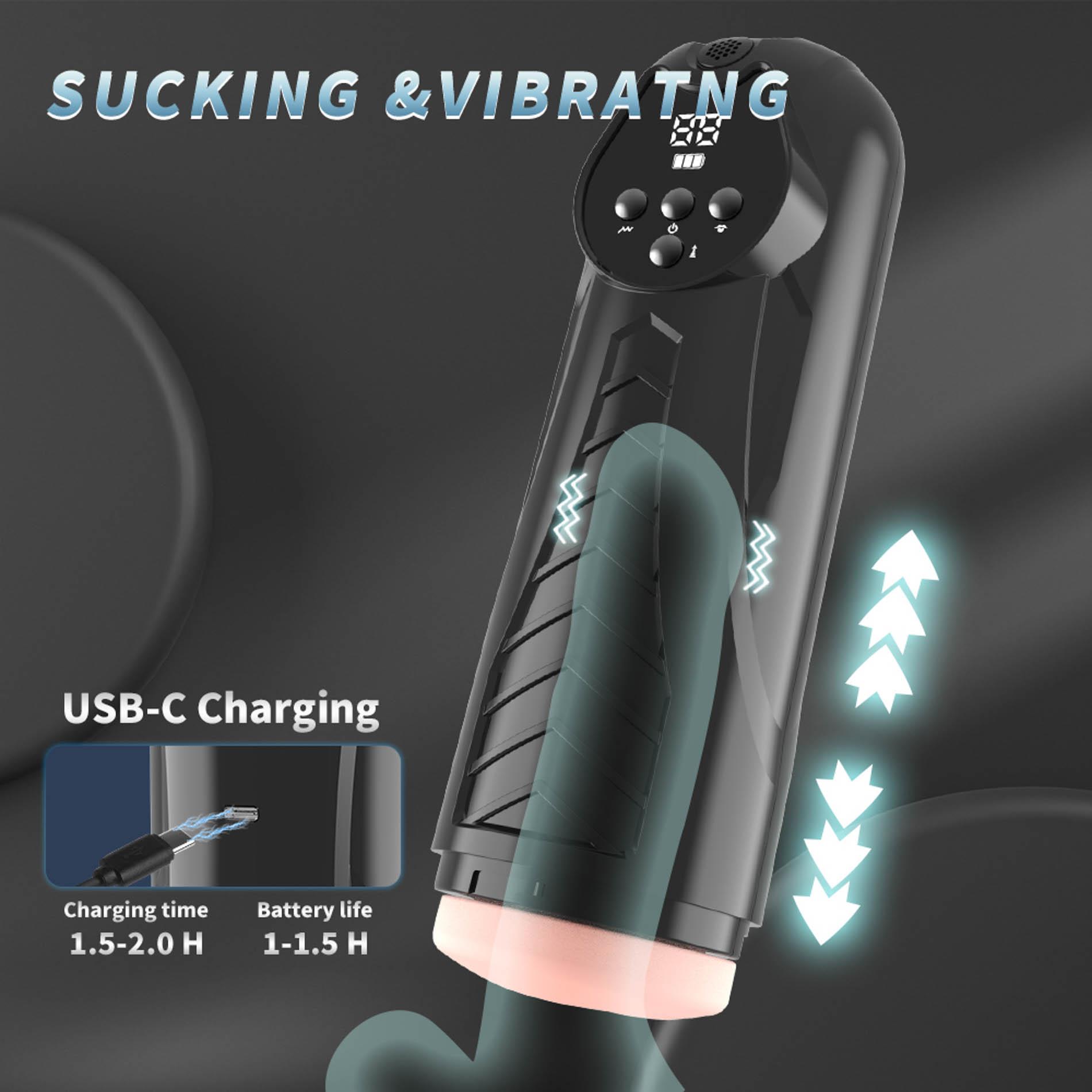 Luxury Masturbator, Premium Rechargeable Multifunctions 04