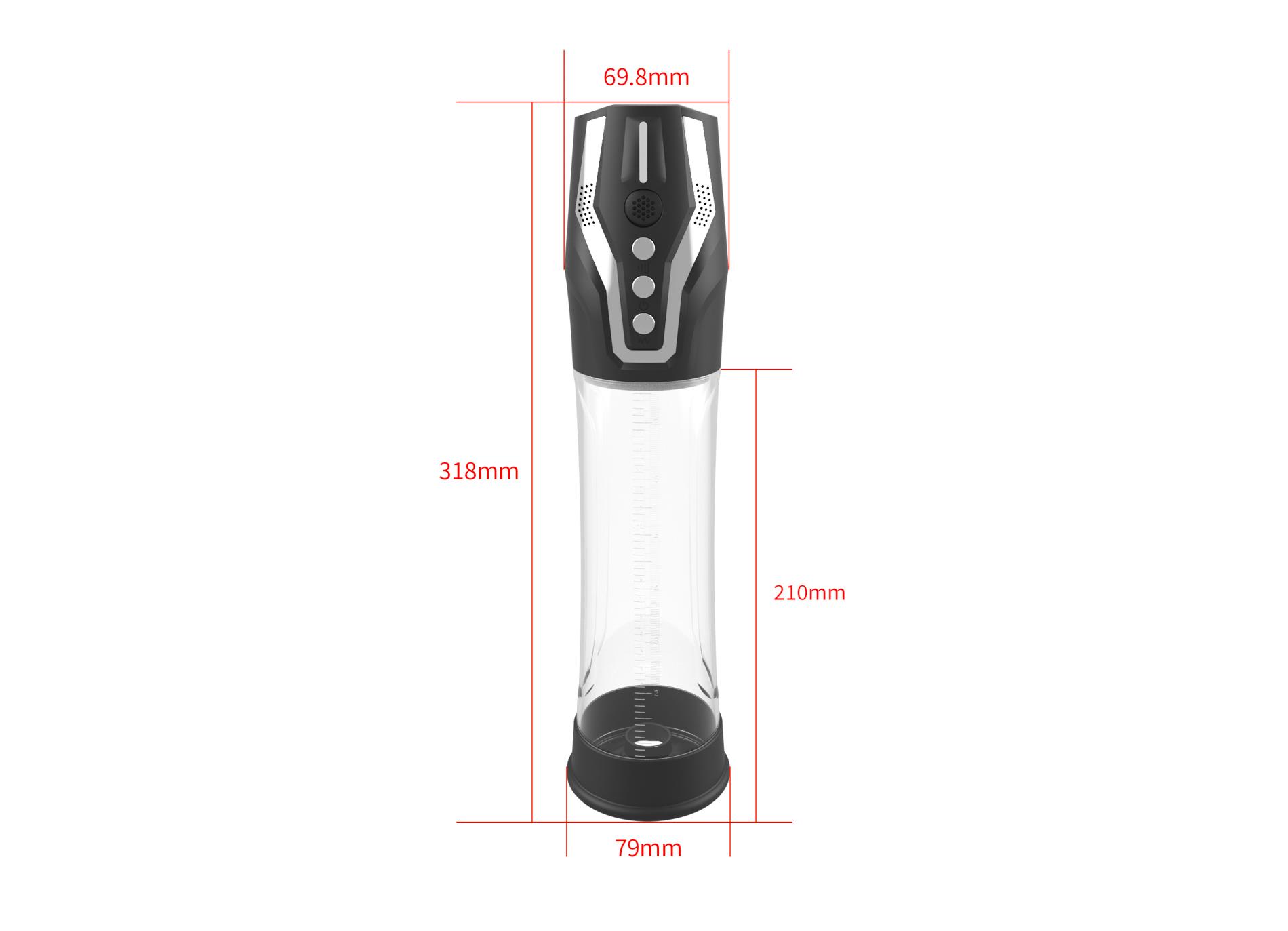 Pompka- Passion Pump, Premium Rechargeable Automatic Waterproof Pump, Voice