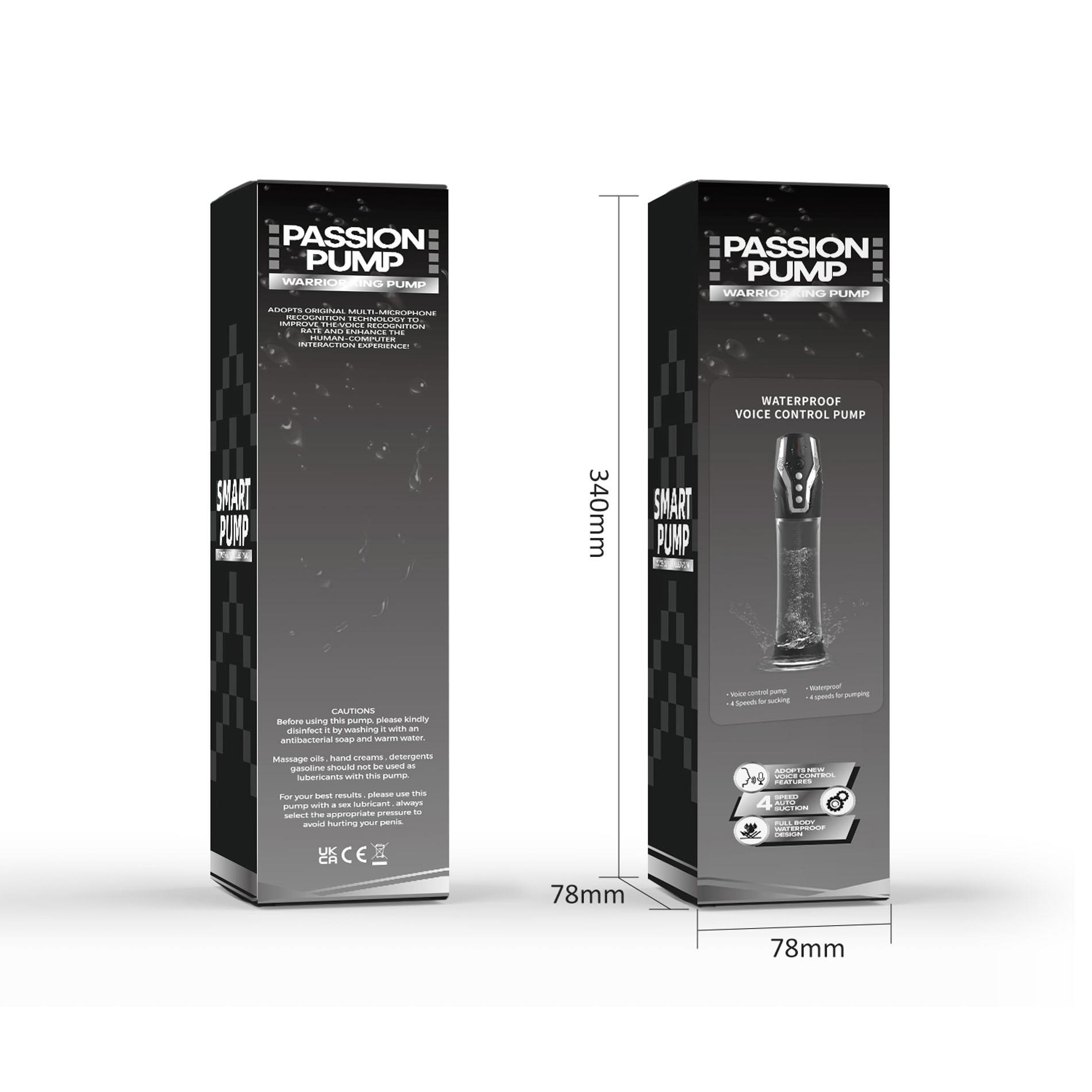 Pompka- Passion Pump, Premium Rechargeable Automatic Waterproof Pump, Voice