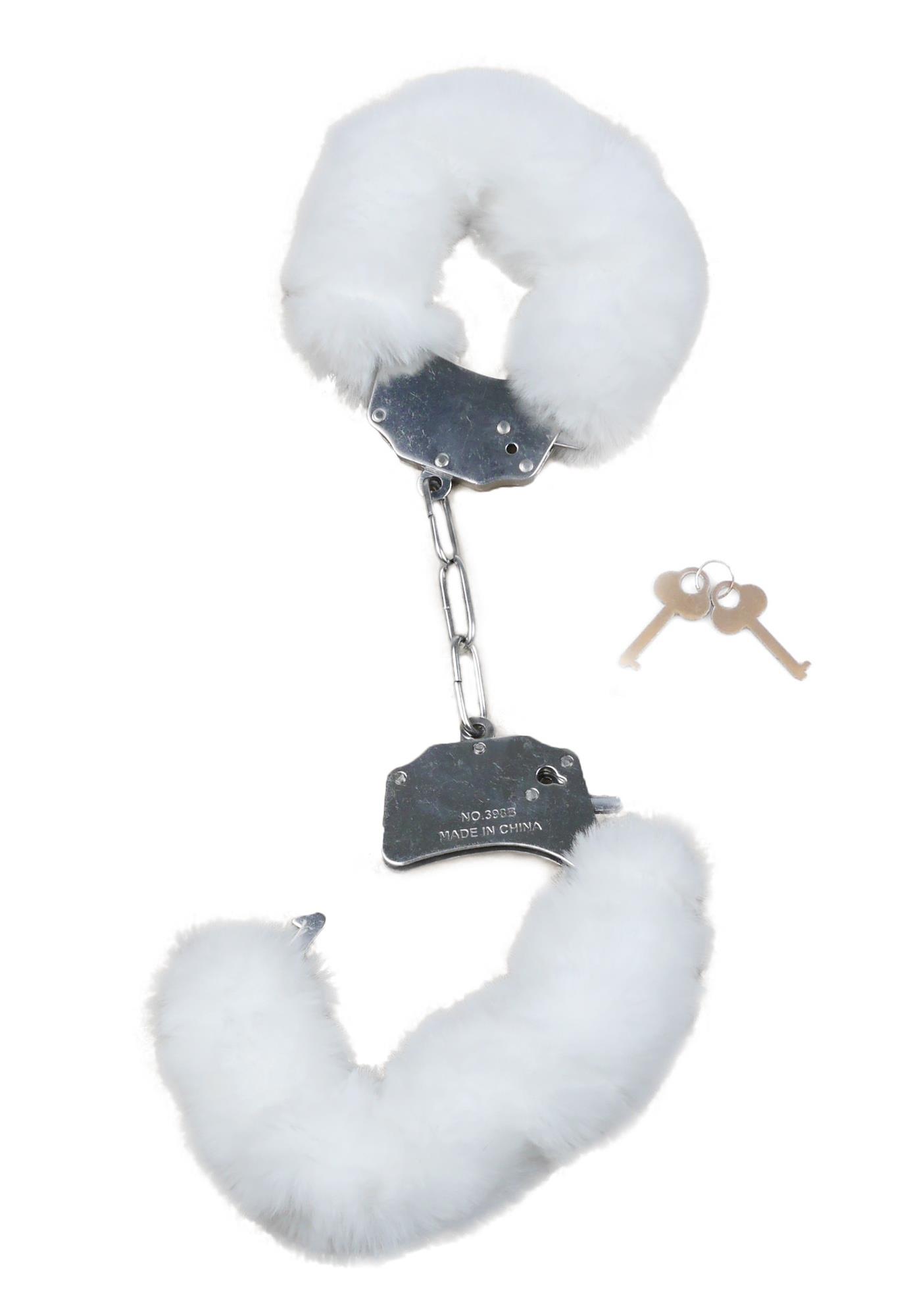KAJDANKI Furry Cuffs White