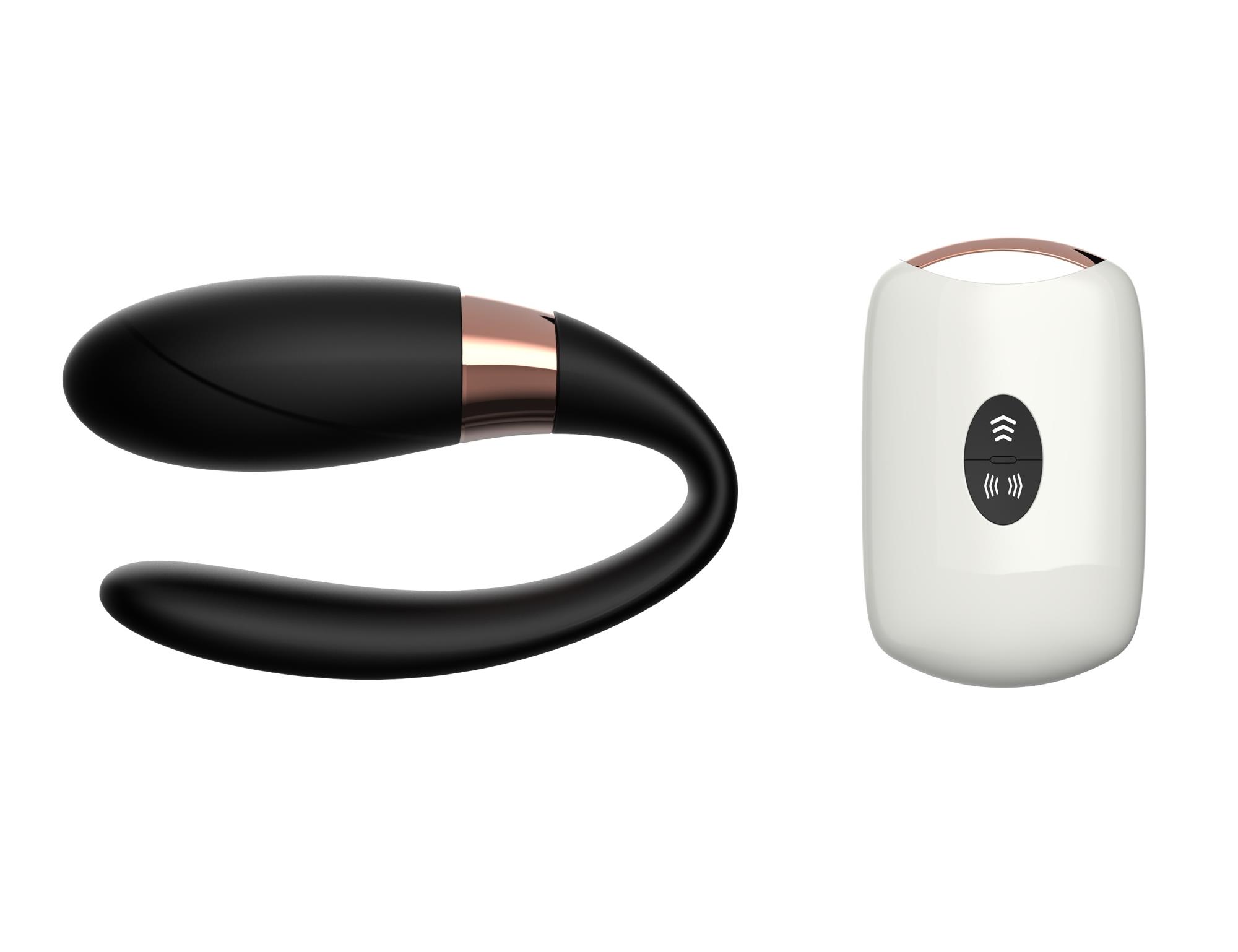 Stymulator-V-Vibe Black Usb 7 Function / Remote Control