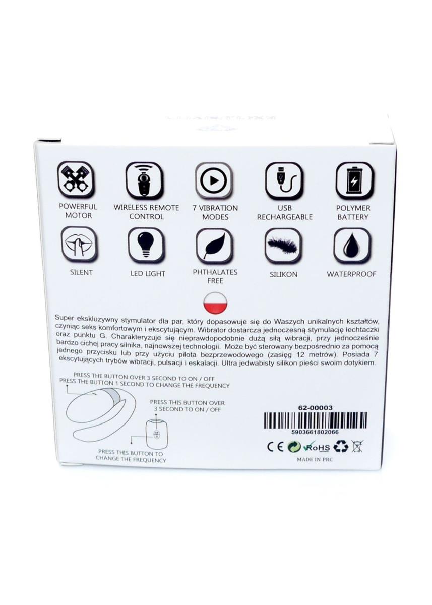 Stymulator-V-Vibe Black Usb 7 Function / Remote Control