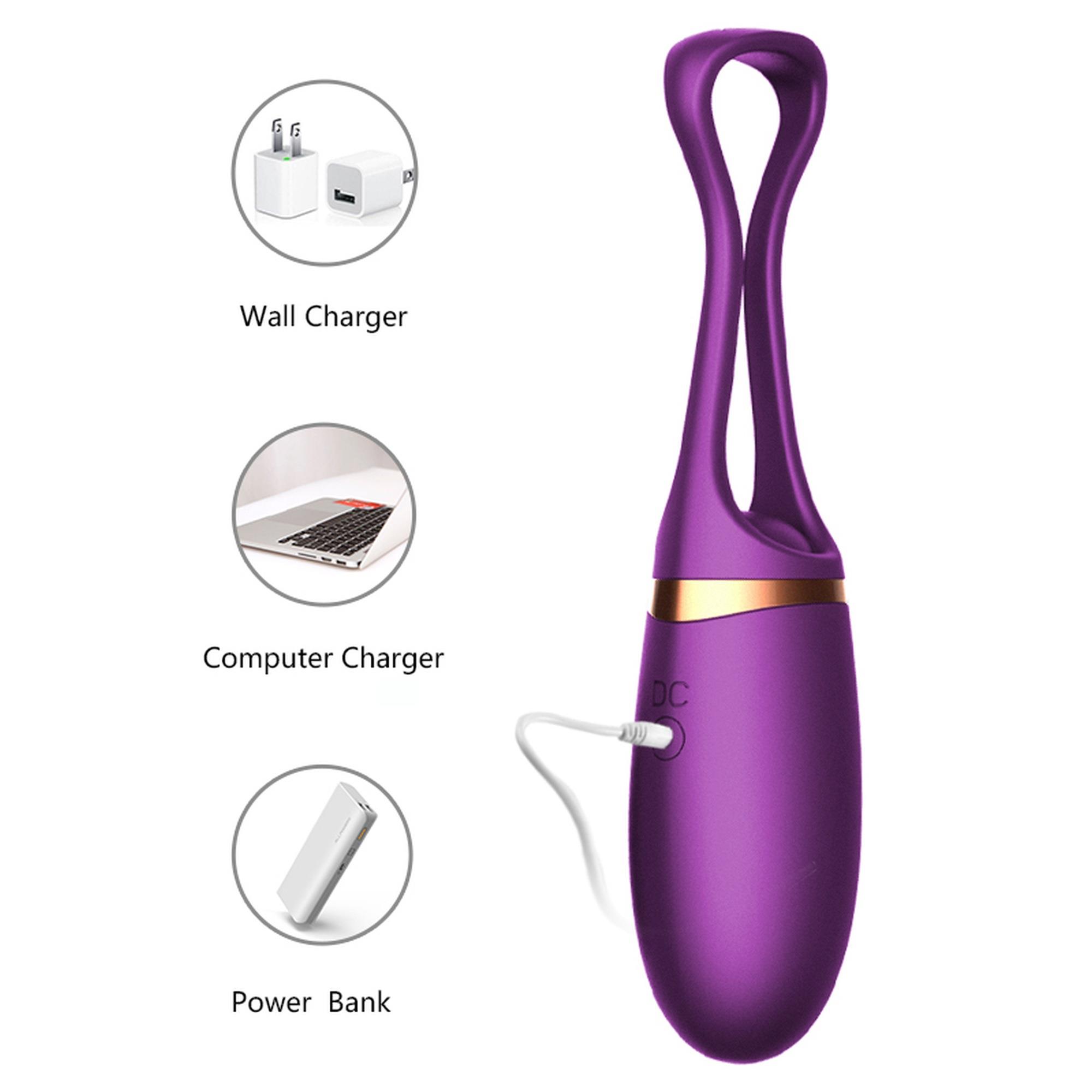 Jajko/Wibr-Vibrating Silicone Love Egg Usb 10 Function / Voice Control