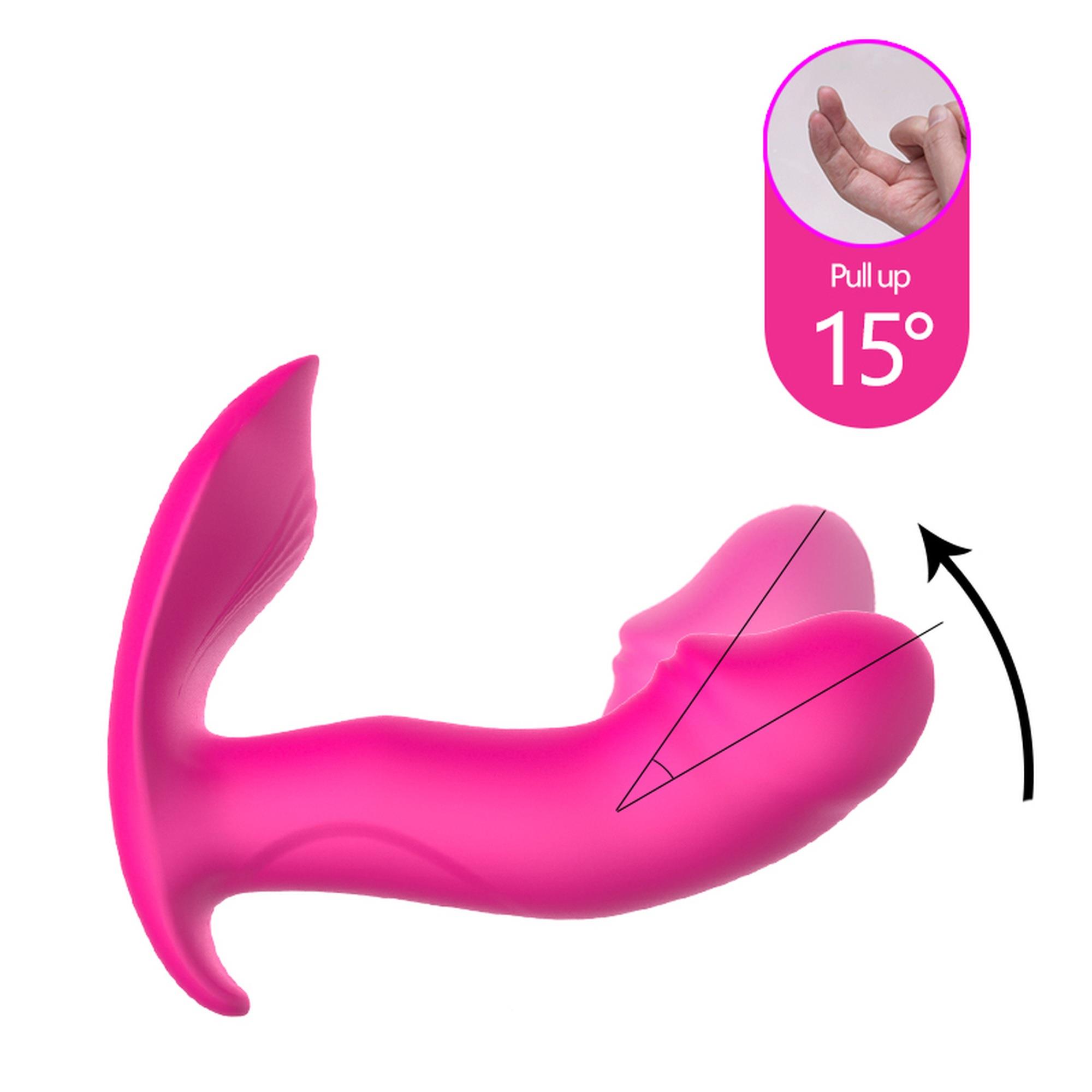 Stymulator-Silicone Panty Vibrator And Pulsator Usb 10 Function / Heating