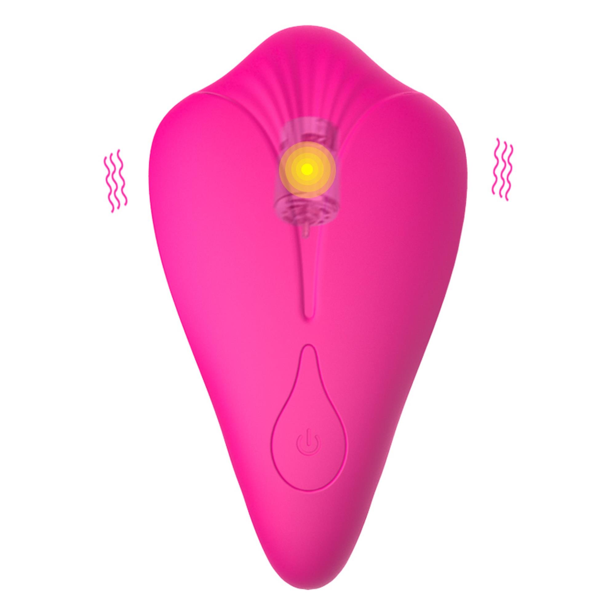 Stymulator-Silicone Panty Vibrator And Pulsator Usb 10 Function / Heating