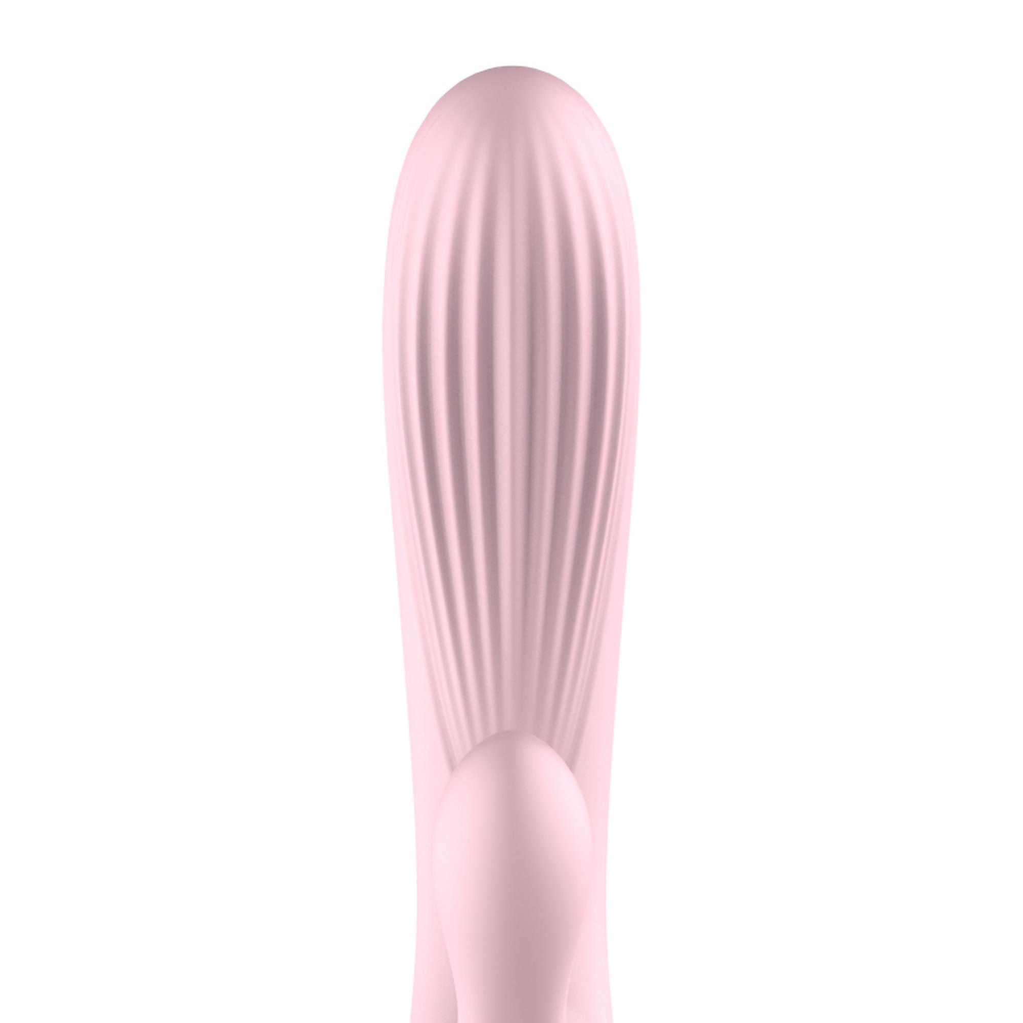 Wibrator- B -  Series, Silicone Vibrator Pink Usb 10 Function / Heating