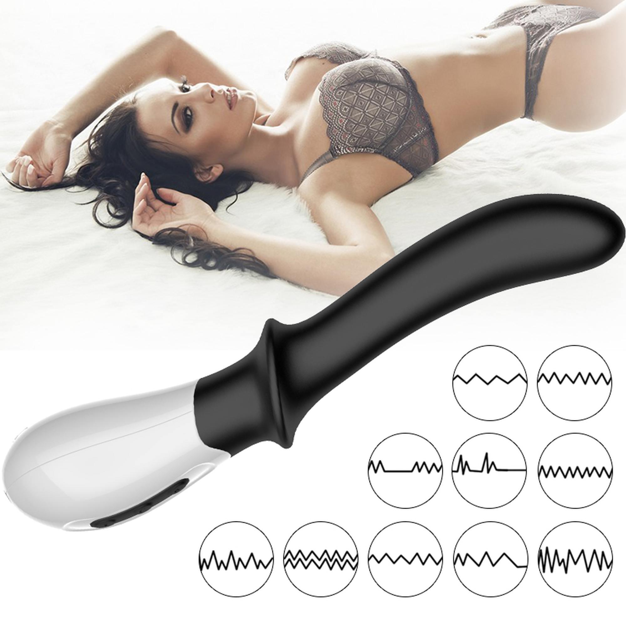 Wibrator-Silicone Prostate / G-Spot Massager Usb 10 Function / Heating