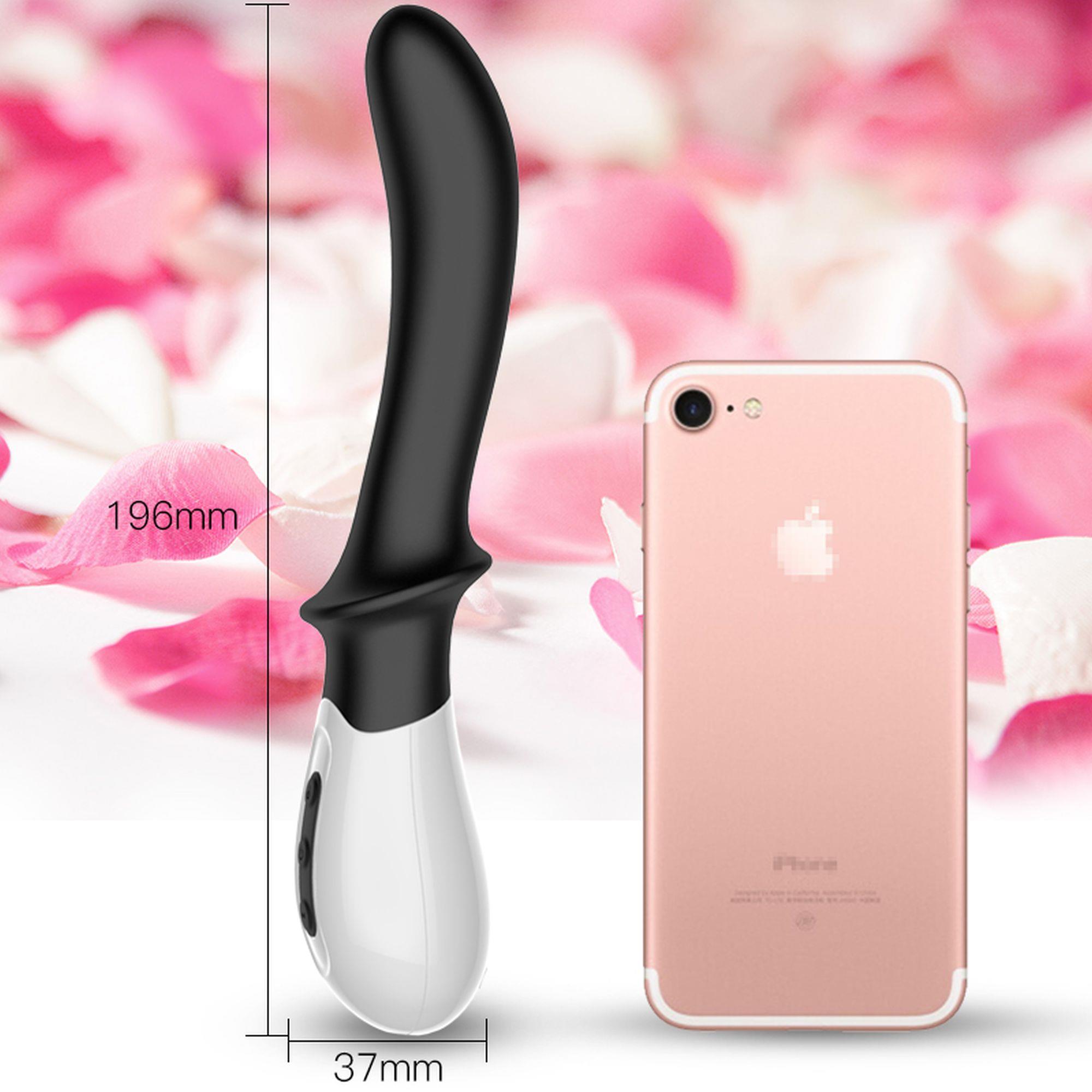 Wibrator-Silicone Prostate / G-Spot Massager Usb 10 Function / Heating