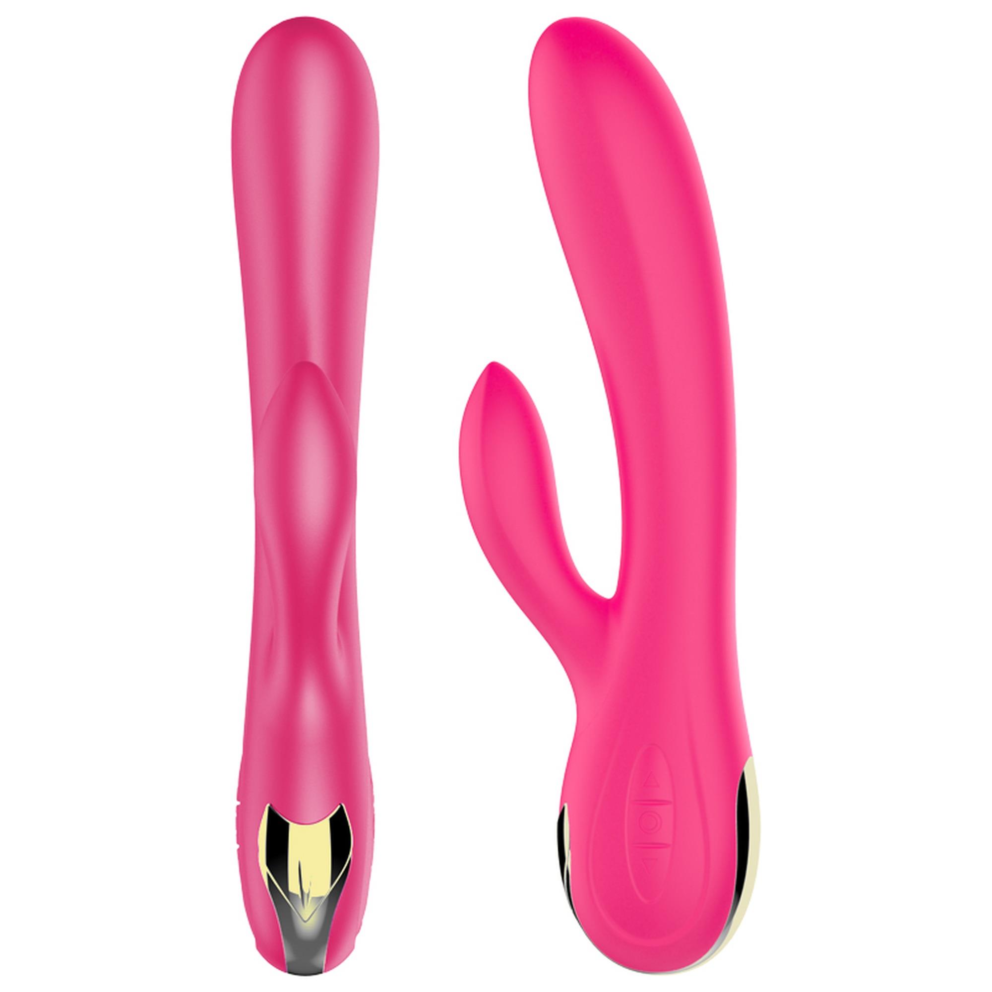 Wibrator-Silicone Vibrator Usb 7 Function + Booster / Heating