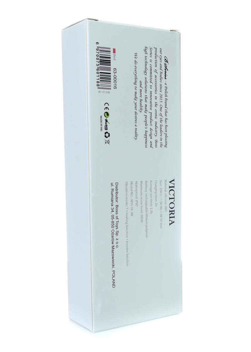 Wibrator-Silicone Vibrator Usb 7 Function + Booster / Heating