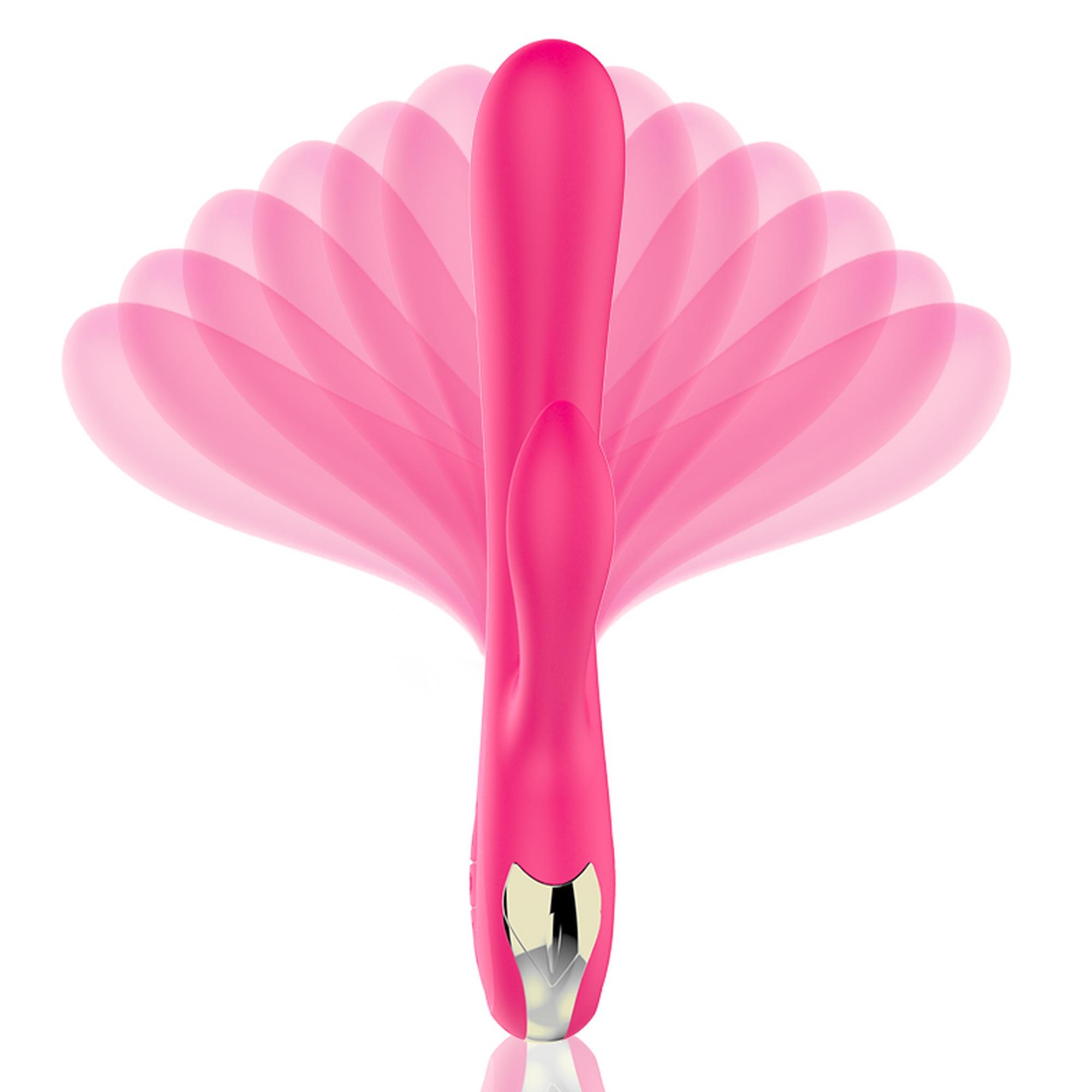 Wibrator-Silicone Vibrator Usb 7 Function + Booster / Heating