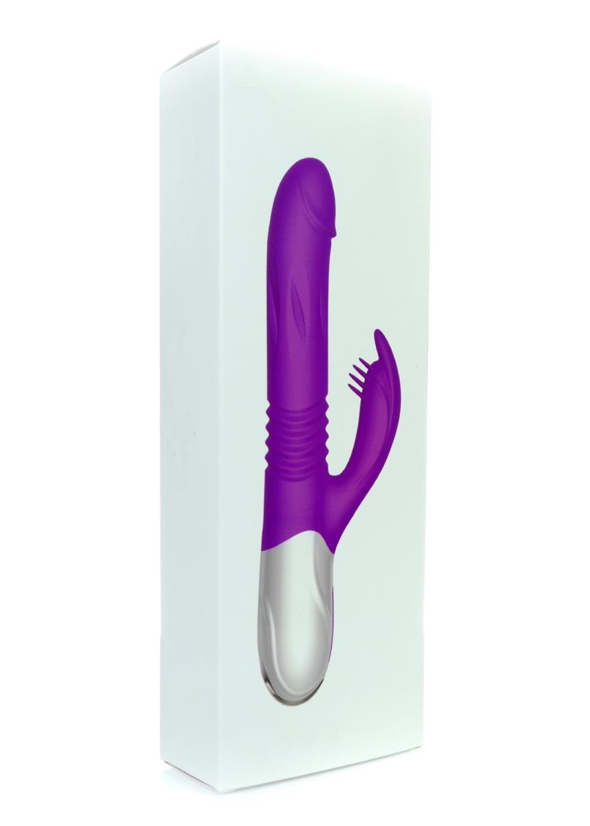 Wibrator-Silicone Vibrator Usb 10 Function + Expander And Thrusting Functio