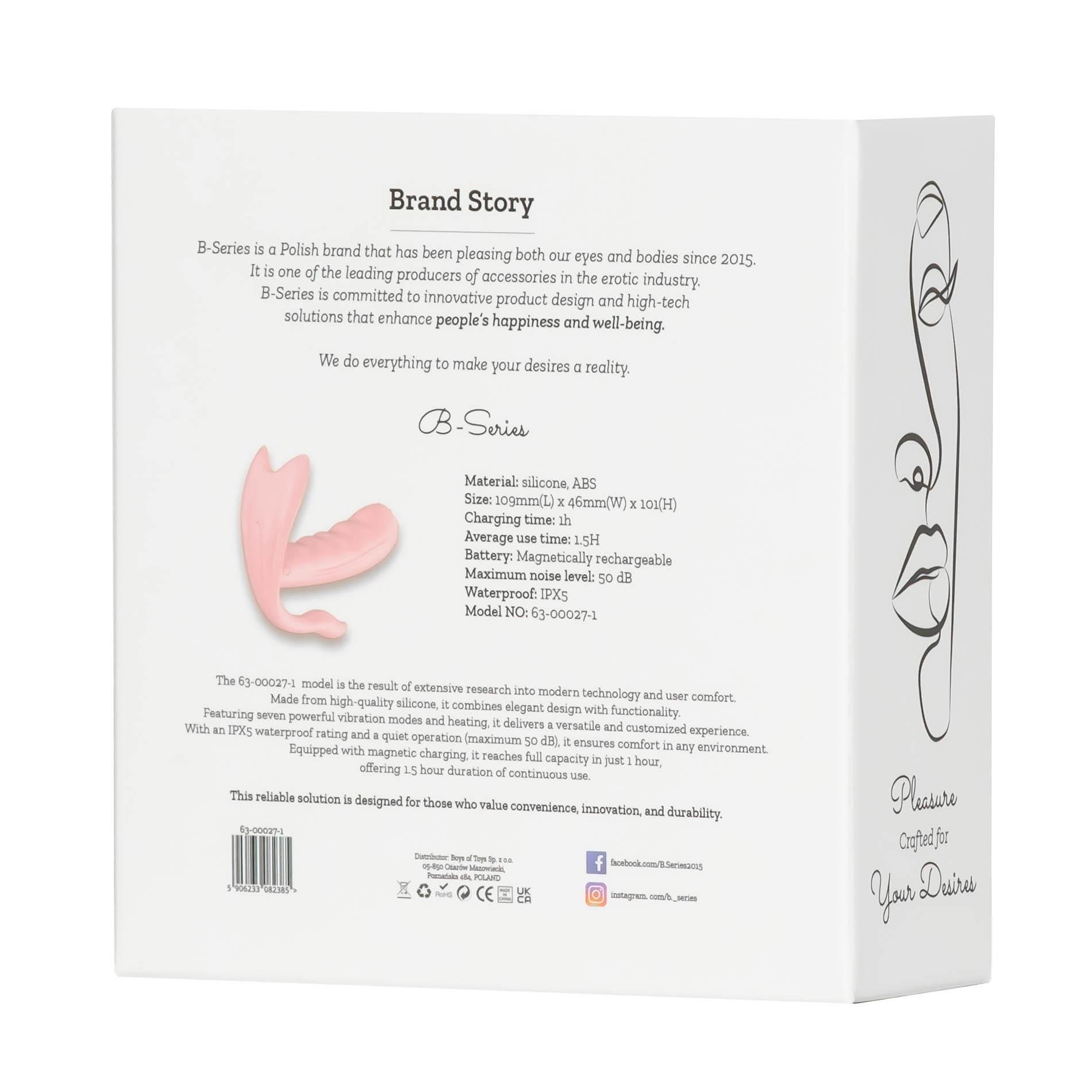 Silicone Vibrator 7 Vibration Modes - Heating + App