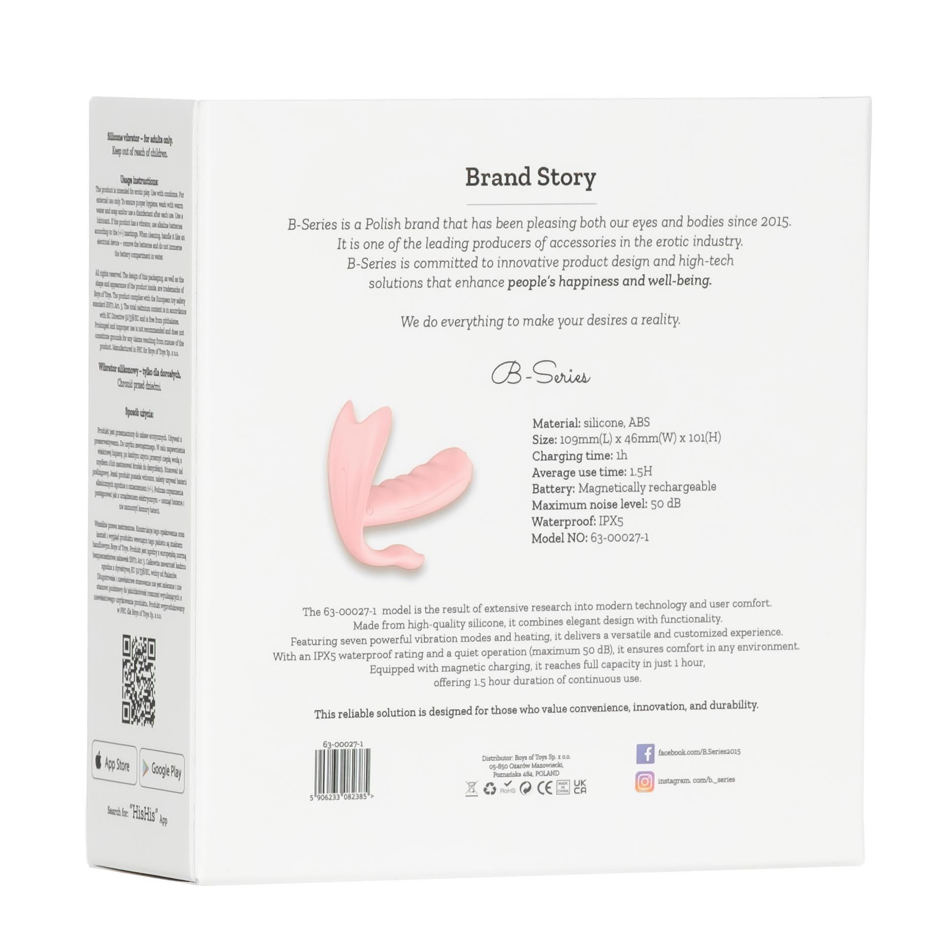 Silicone Vibrator 7 Vibration Modes - Heating + App