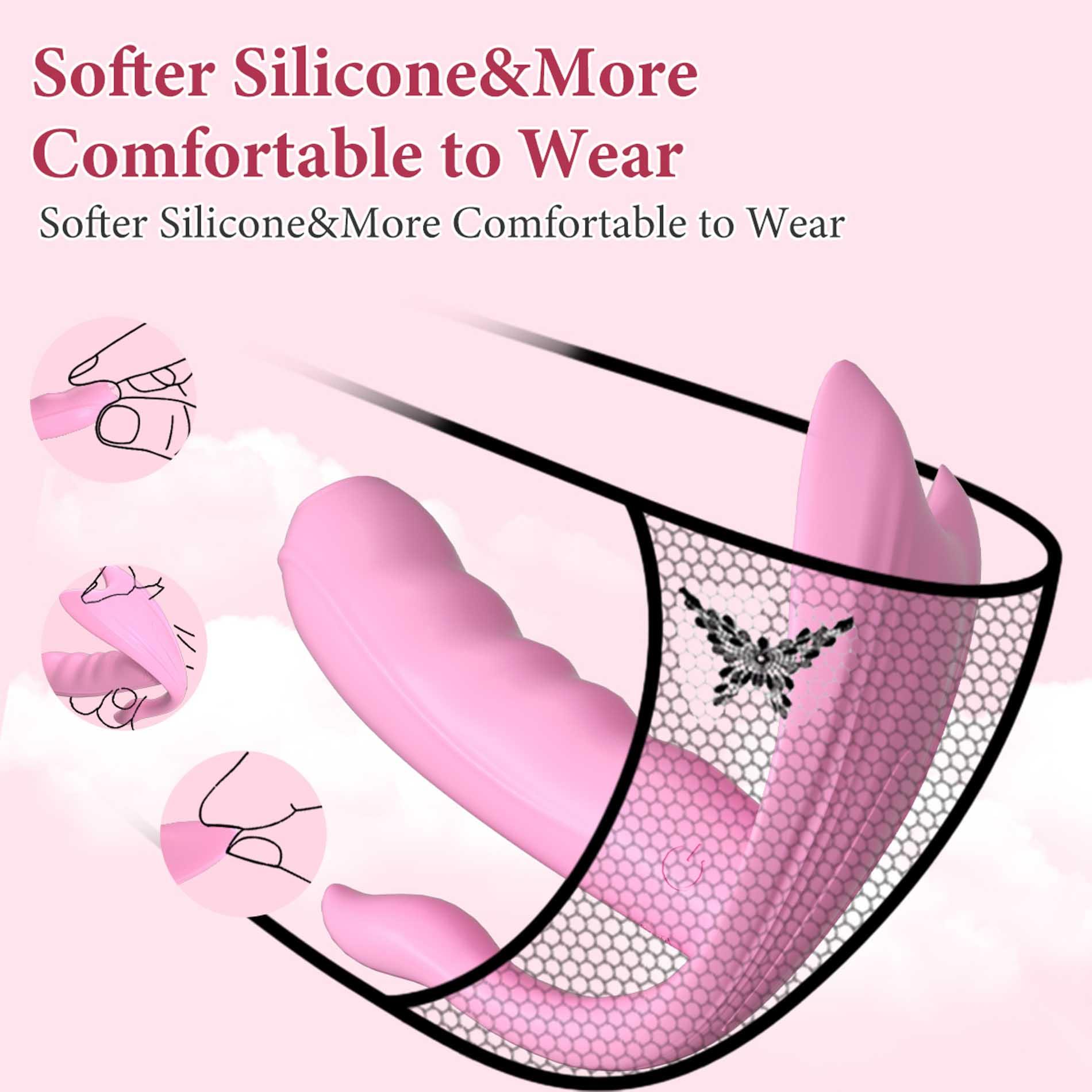 Silicone Vibrator 7 Vibration Modes - Heating + App