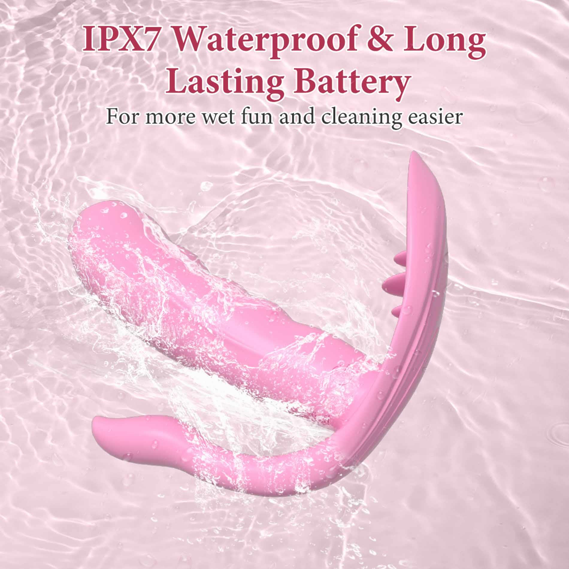 Silicone Vibrator 7 Vibration Modes - Heating + App