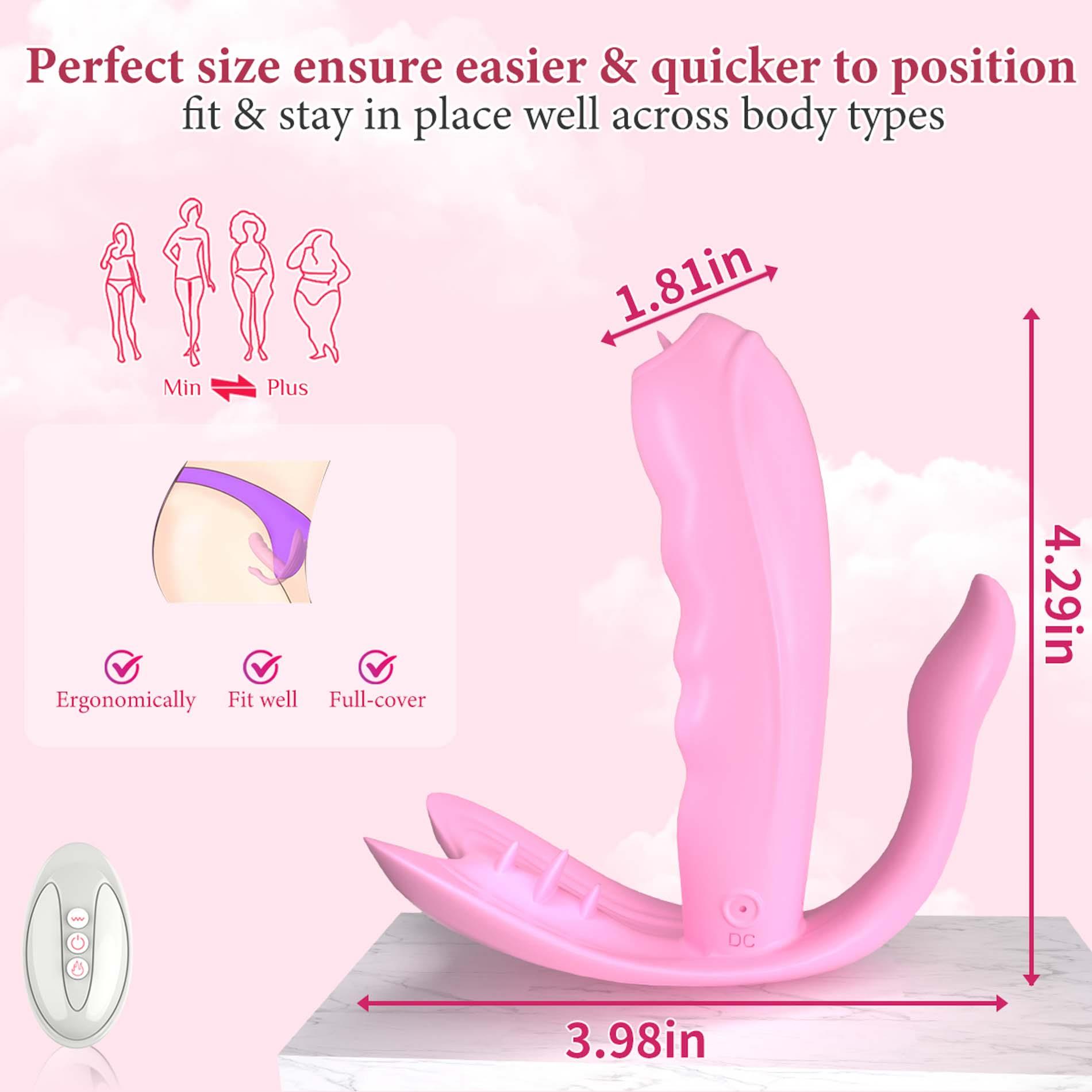 Silicone Vibrator 7 Vibration Modes - Heating + App