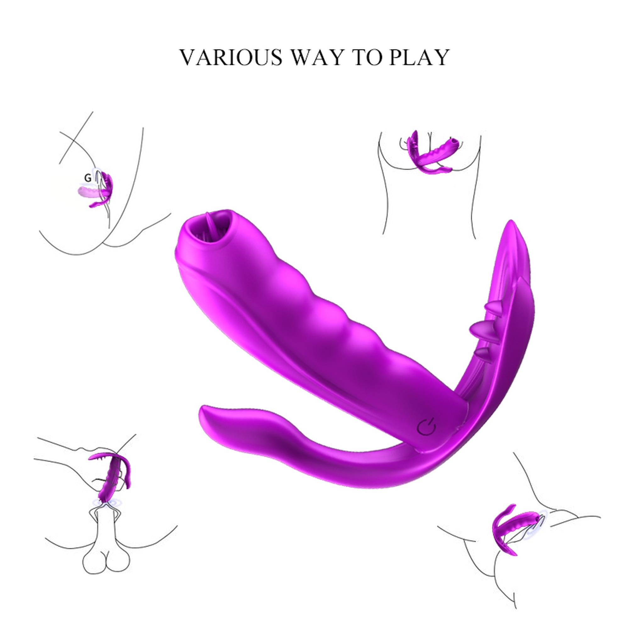 Stymulator-Silicone Panty Vibrator Usb 7 Function / Heating